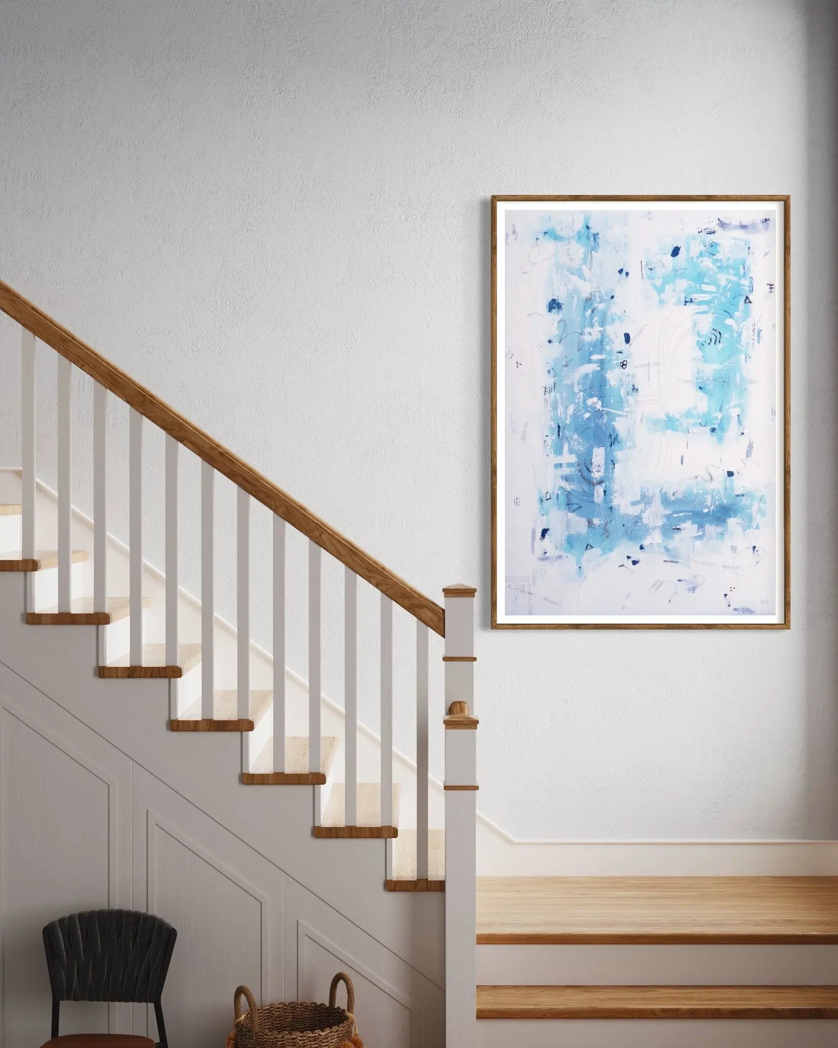 Blue Escape by Chantelle Fulce featured in an elegant interior space