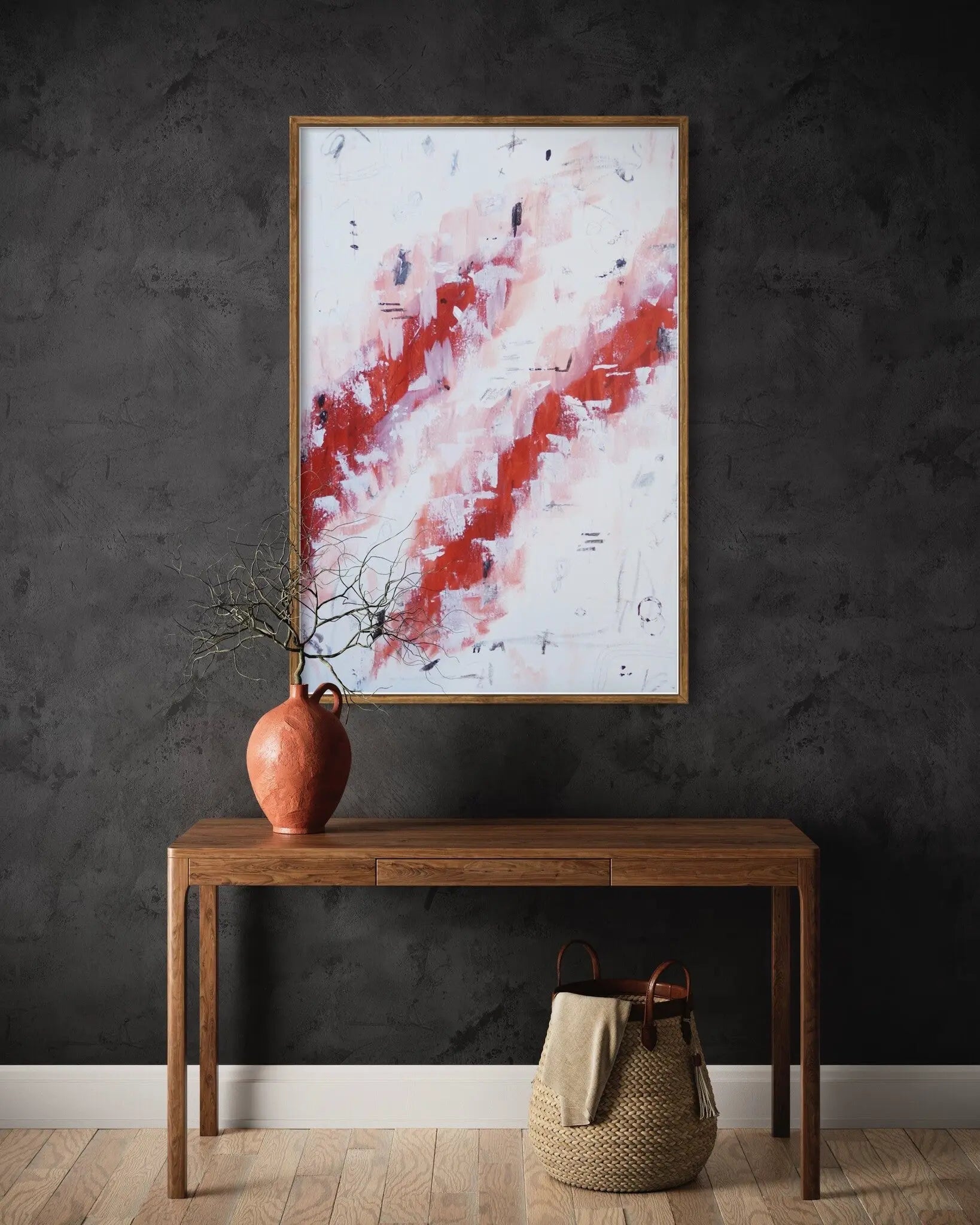 Dancing in The Rain by Chantelle Fulce presented in a curated interior design