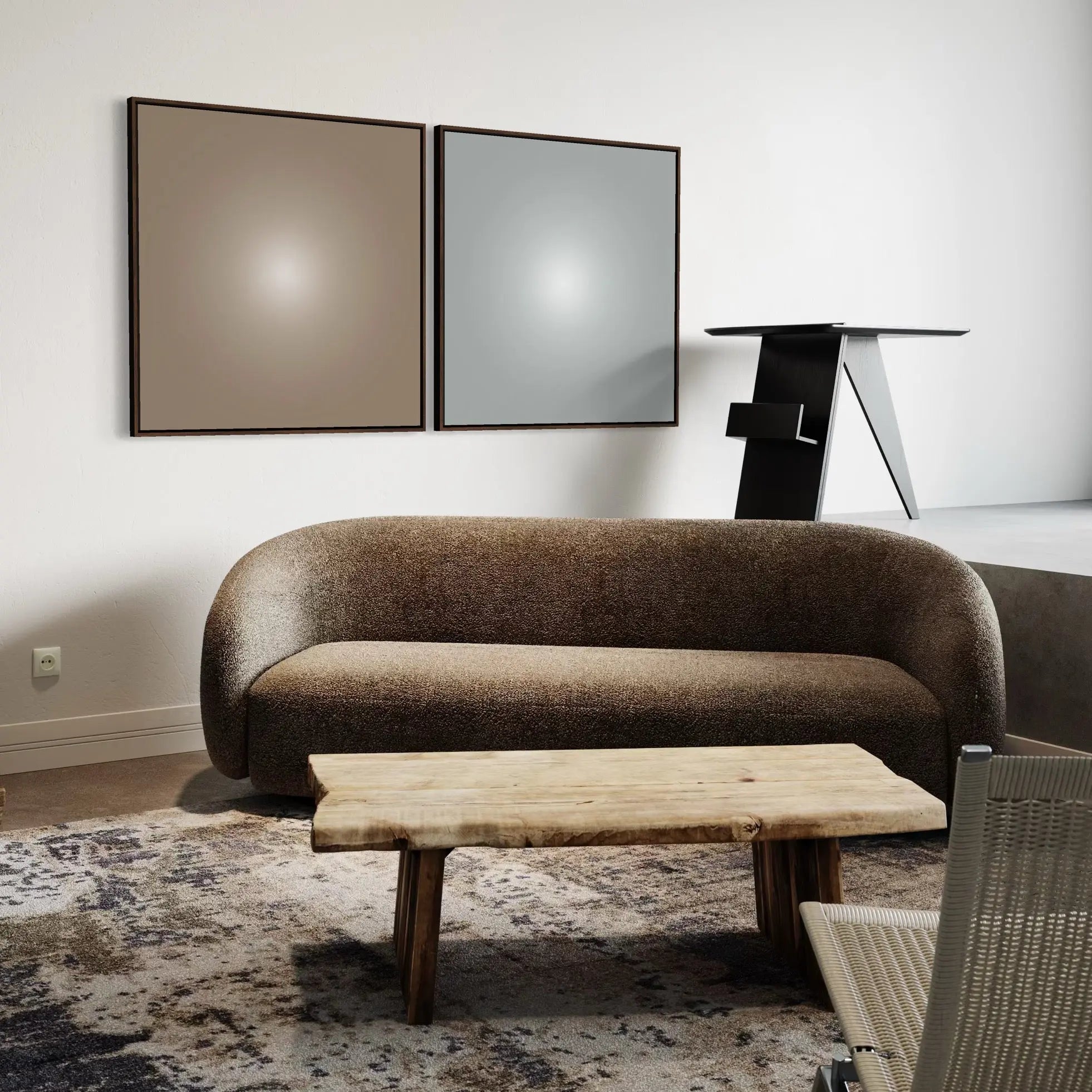Chestnut Halo by Alejandro Franseschini presented in a curated interior design