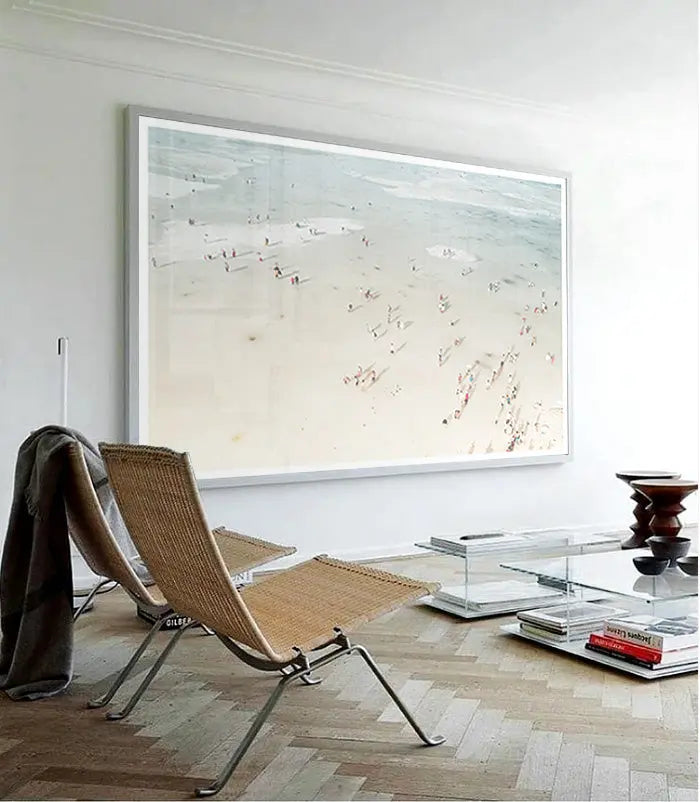 Salty Sand by Francesco Alessandrini displayed in a modern living room interior