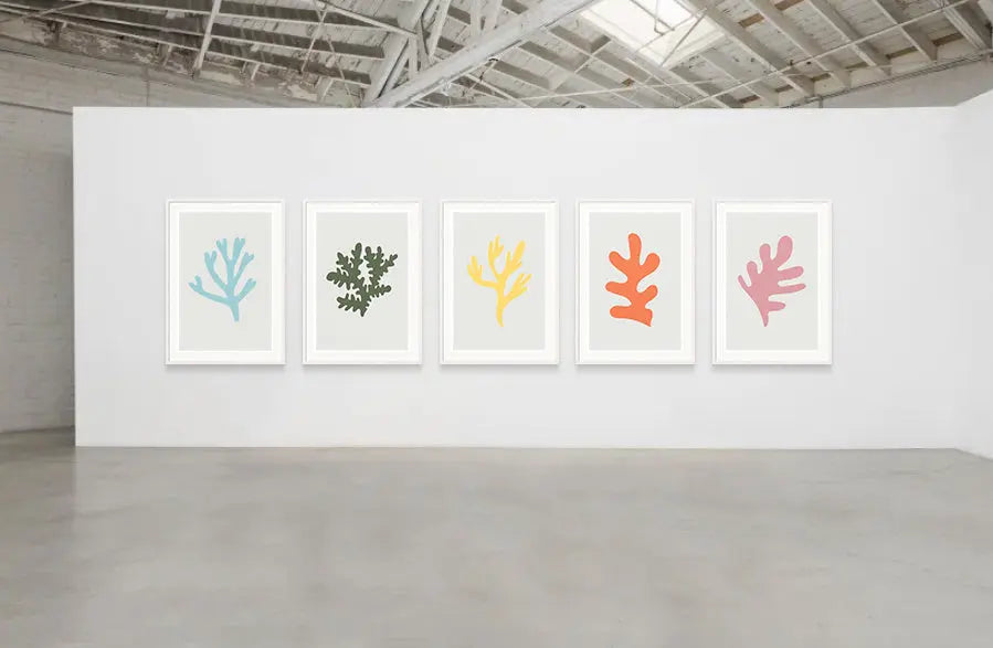 Secret Garden Coral presented in a curated interior design