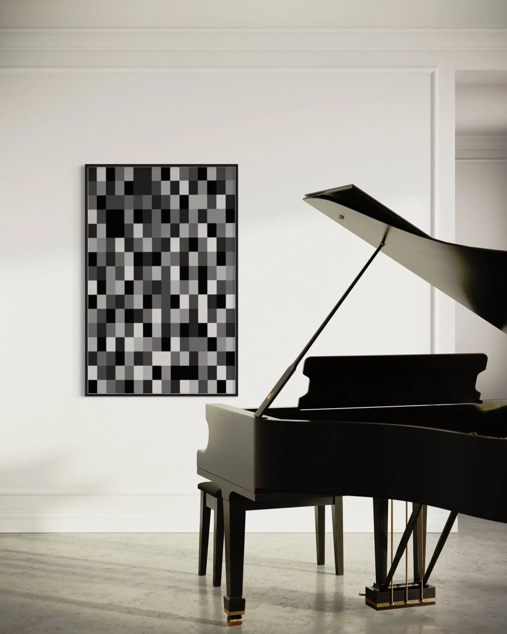 Untitled 3150 by Pedro Nuka featured in an elegant interior space