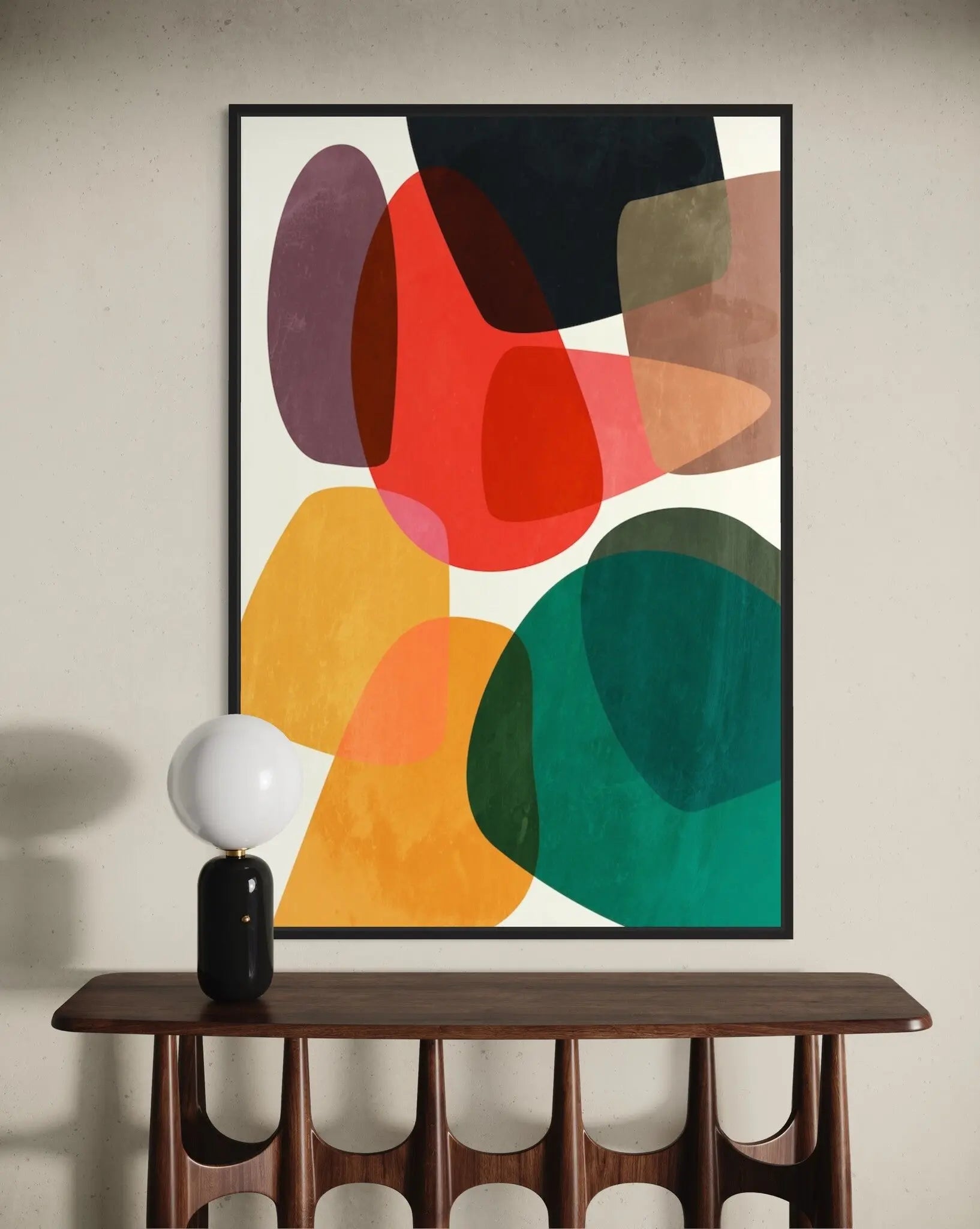 Sogno by Alejandro Franseschini displayed in a modern living room interior