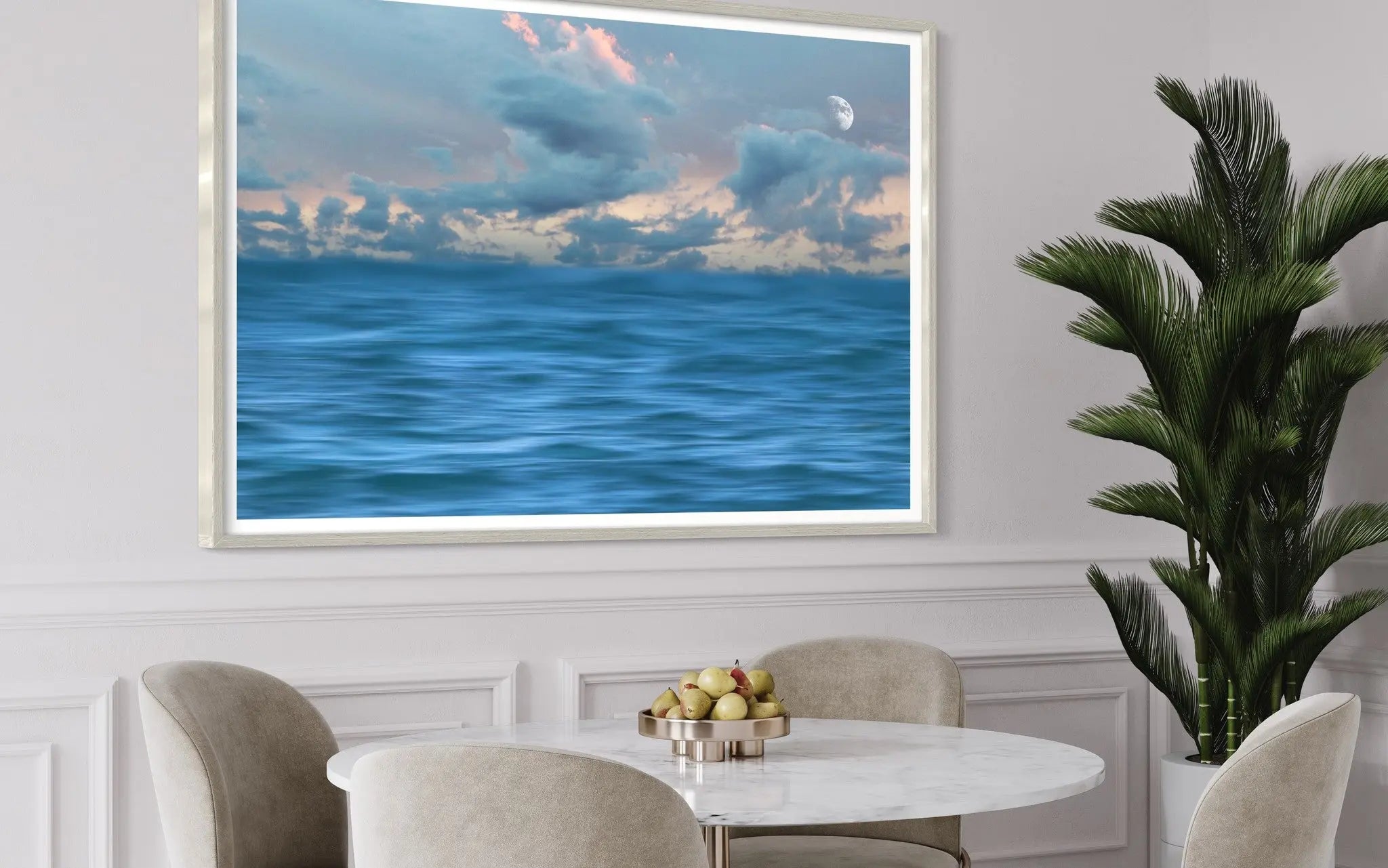 Paralian by Karen Thom displayed in a modern living room interior