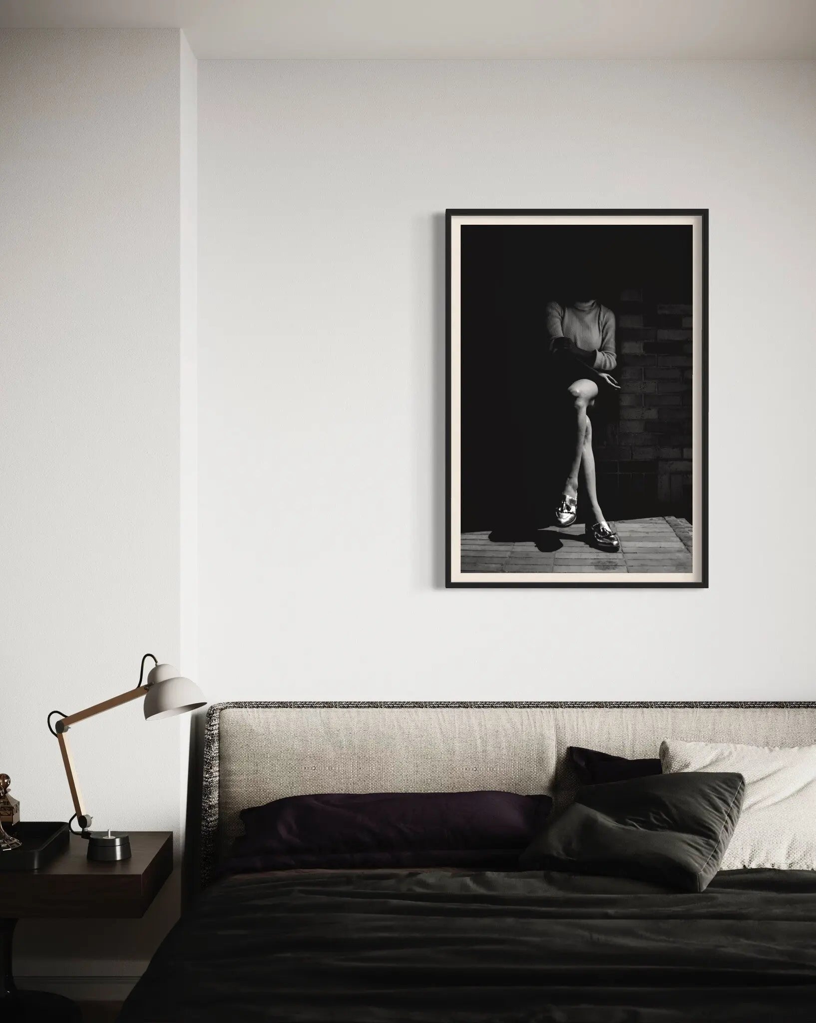Monochrome Elegance by B. Bjorn styled in a contemporary interior setting