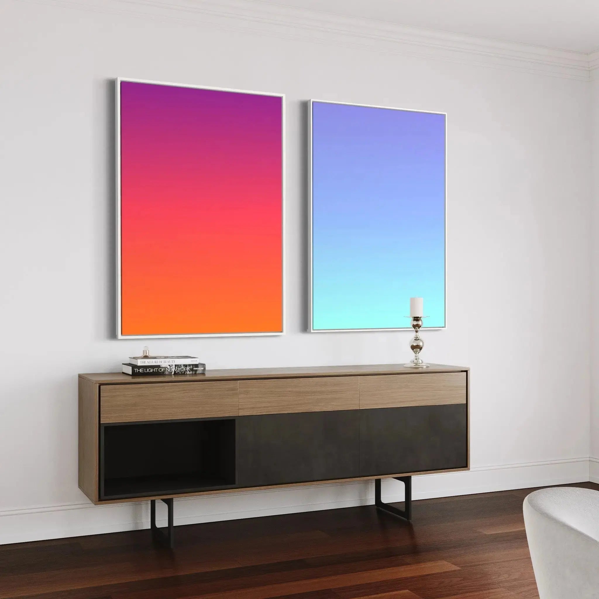 Ombre Dawn by Alejandro Franseschini featured in an elegant interior space