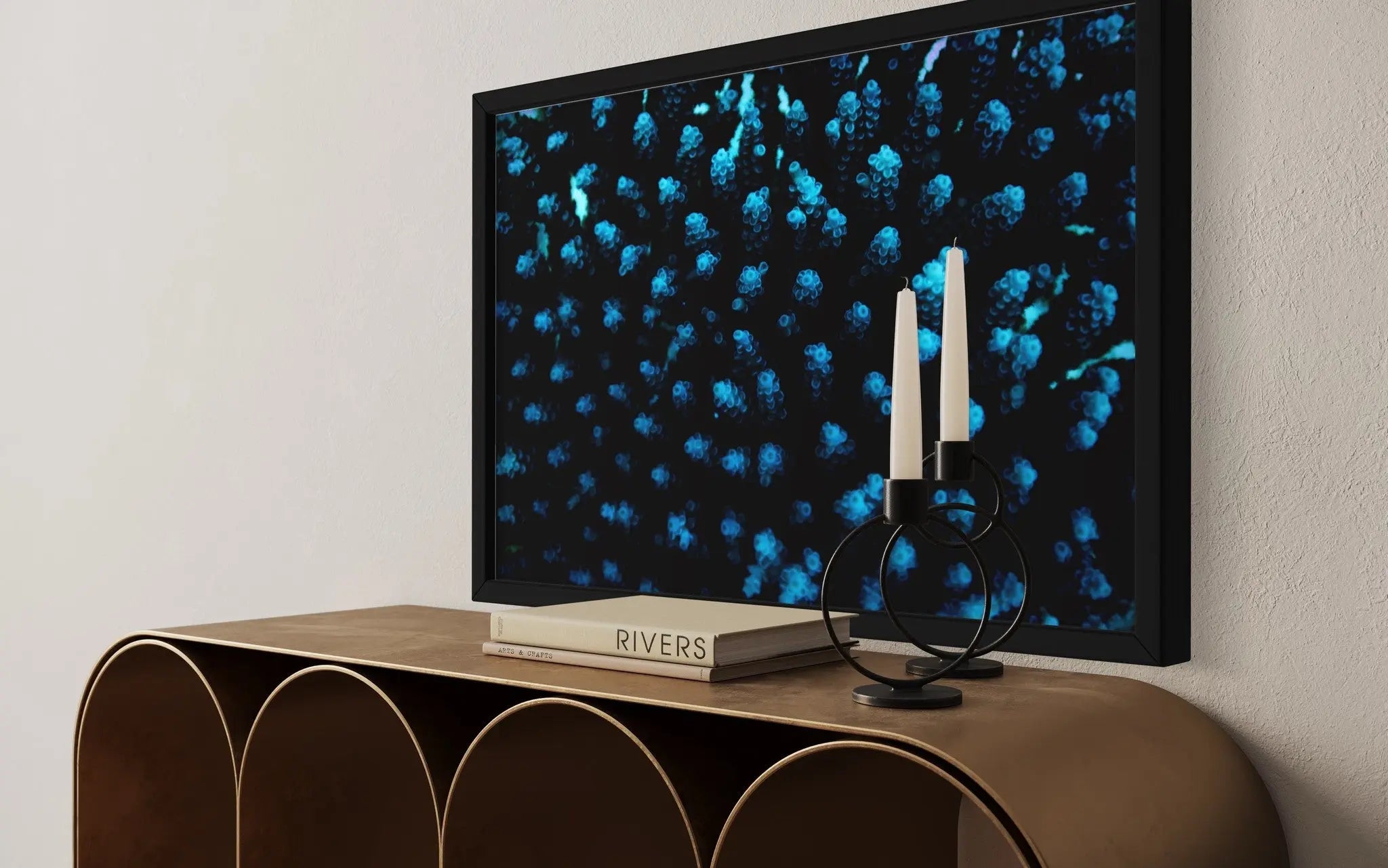 Sea Buds by Enric Gener displayed in a modern living room interior