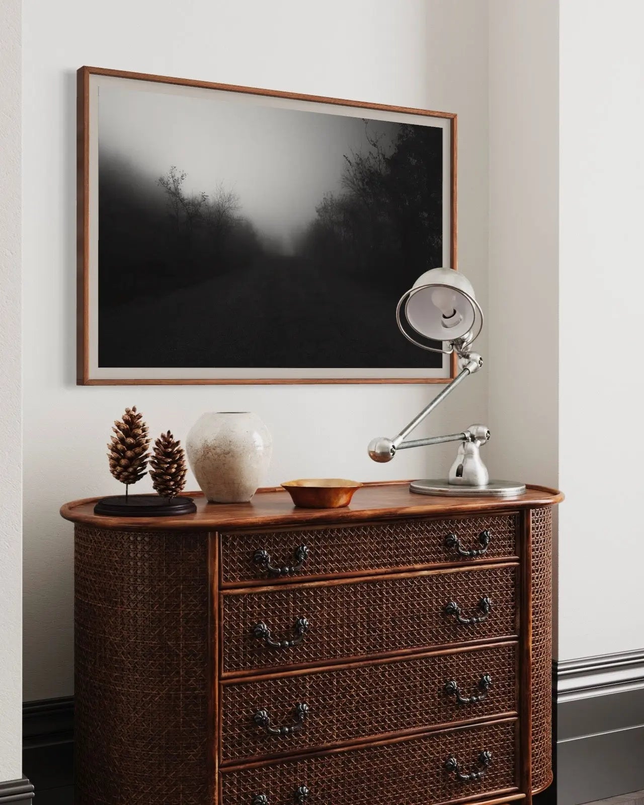 Tomorrow at Dawn by T. Dzingharoff presented in a curated interior design