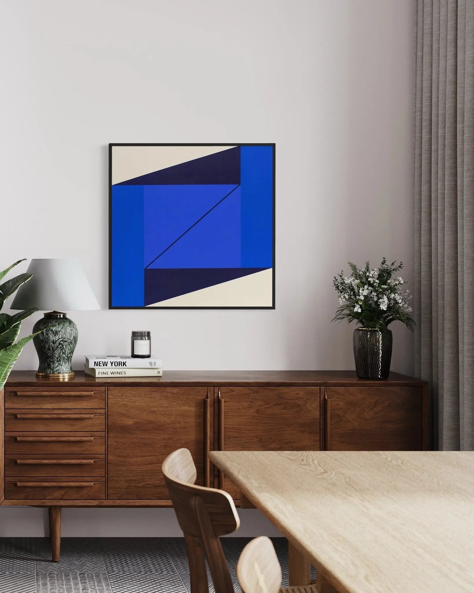 Cuadratura #02 by Rodrigo Martin styled in a contemporary interior setting