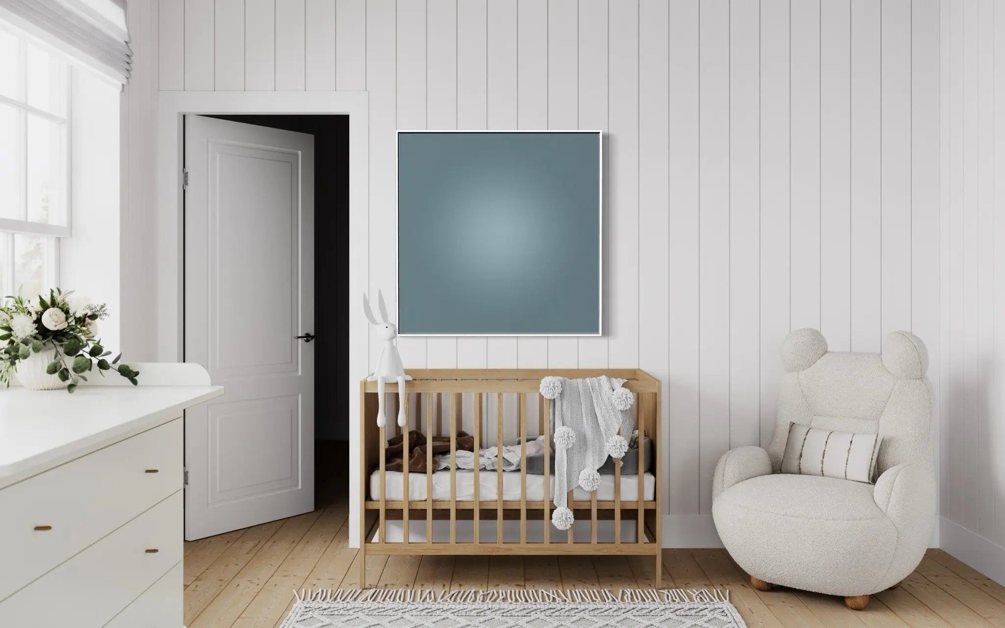 Cornflower Halo by Alejandro Franseschini styled in a contemporary interior setting