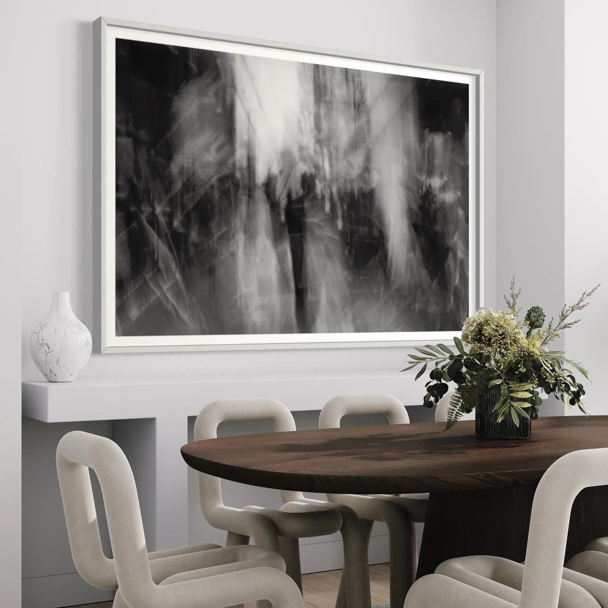 Big City Blur by J. Korpa featured in an elegant interior space