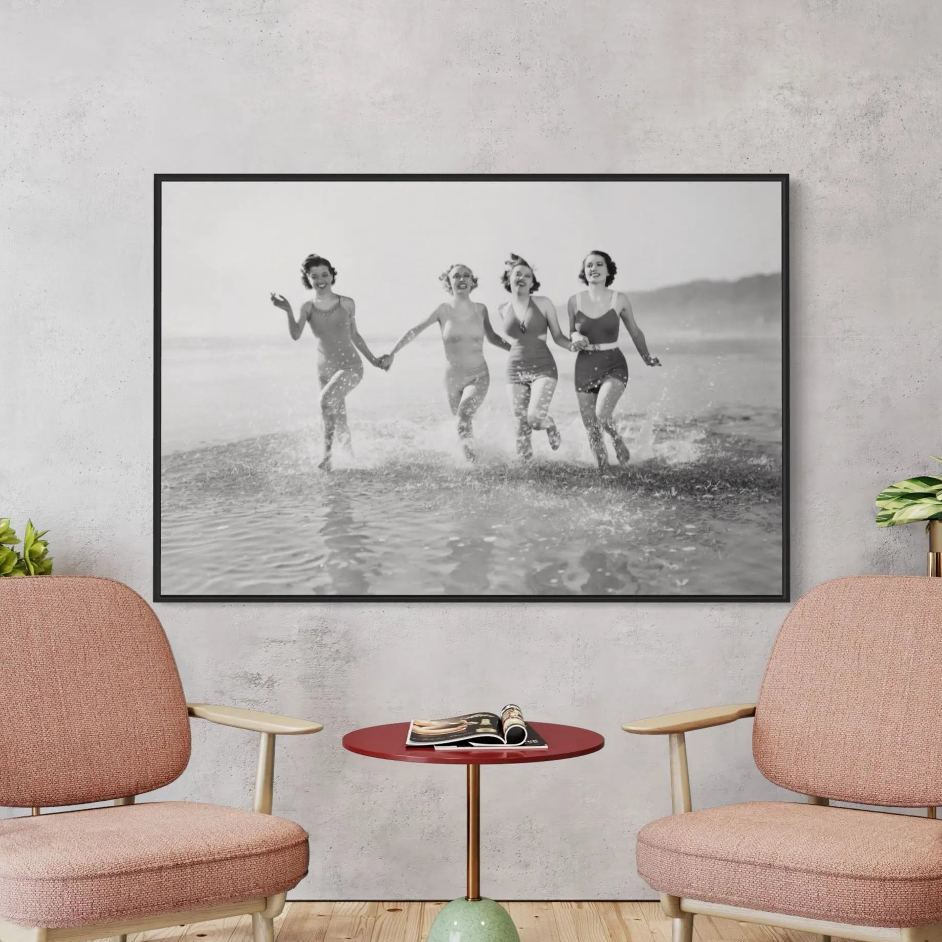 Beach Fun showcased in a designer room setting