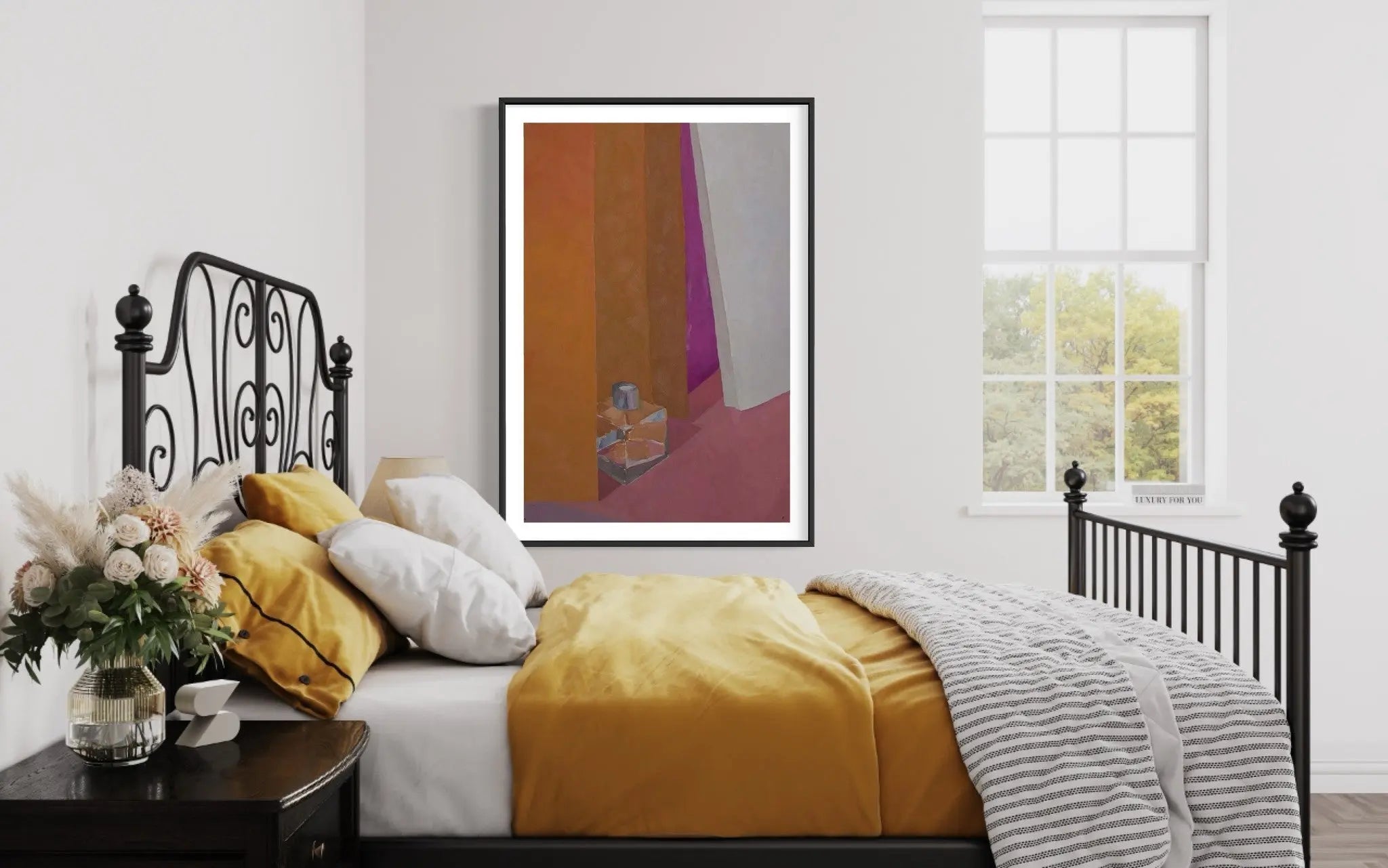 Treasure by Encarnacion Portal Rubio shown in a minimalist home decor setting