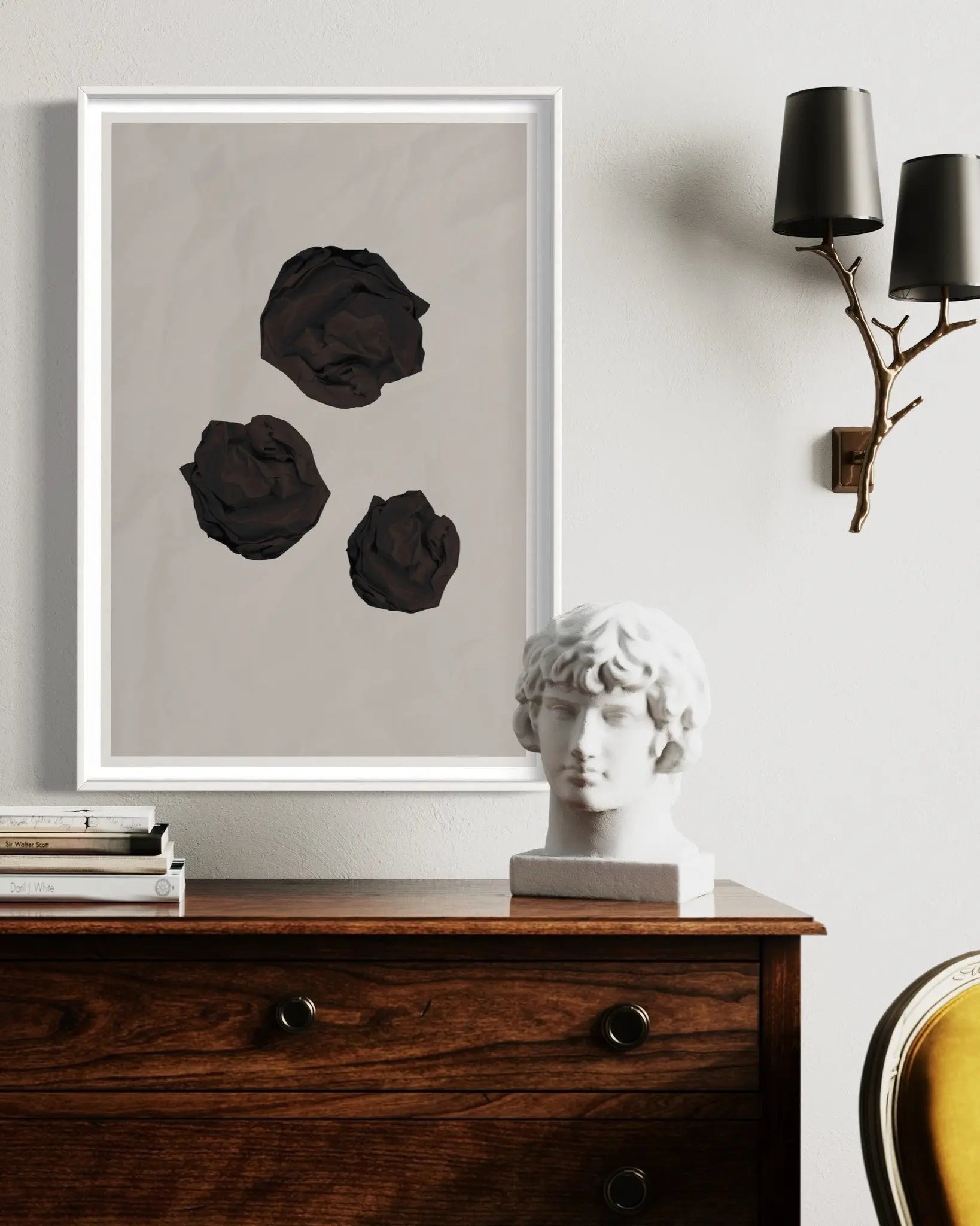 Dazed by Francesco Alessandrini displayed in a modern living room interior