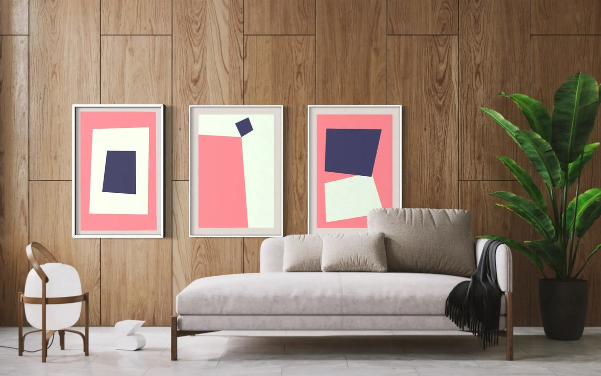 Untitled 3050 by Pedro Nuka showcased in a designer room setting