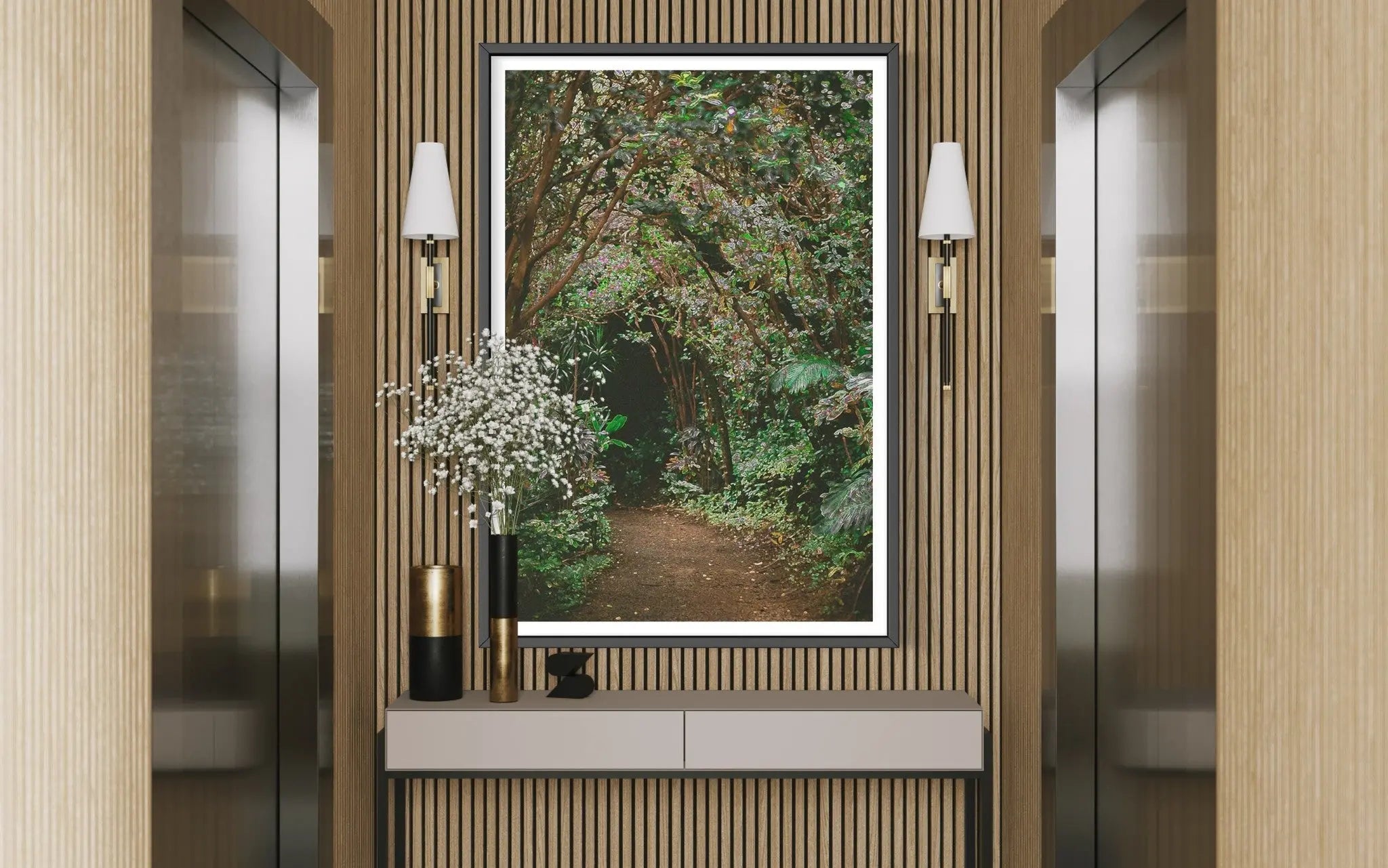 The Magic Park by Francesco Alessandrini showcased in a designer room setting