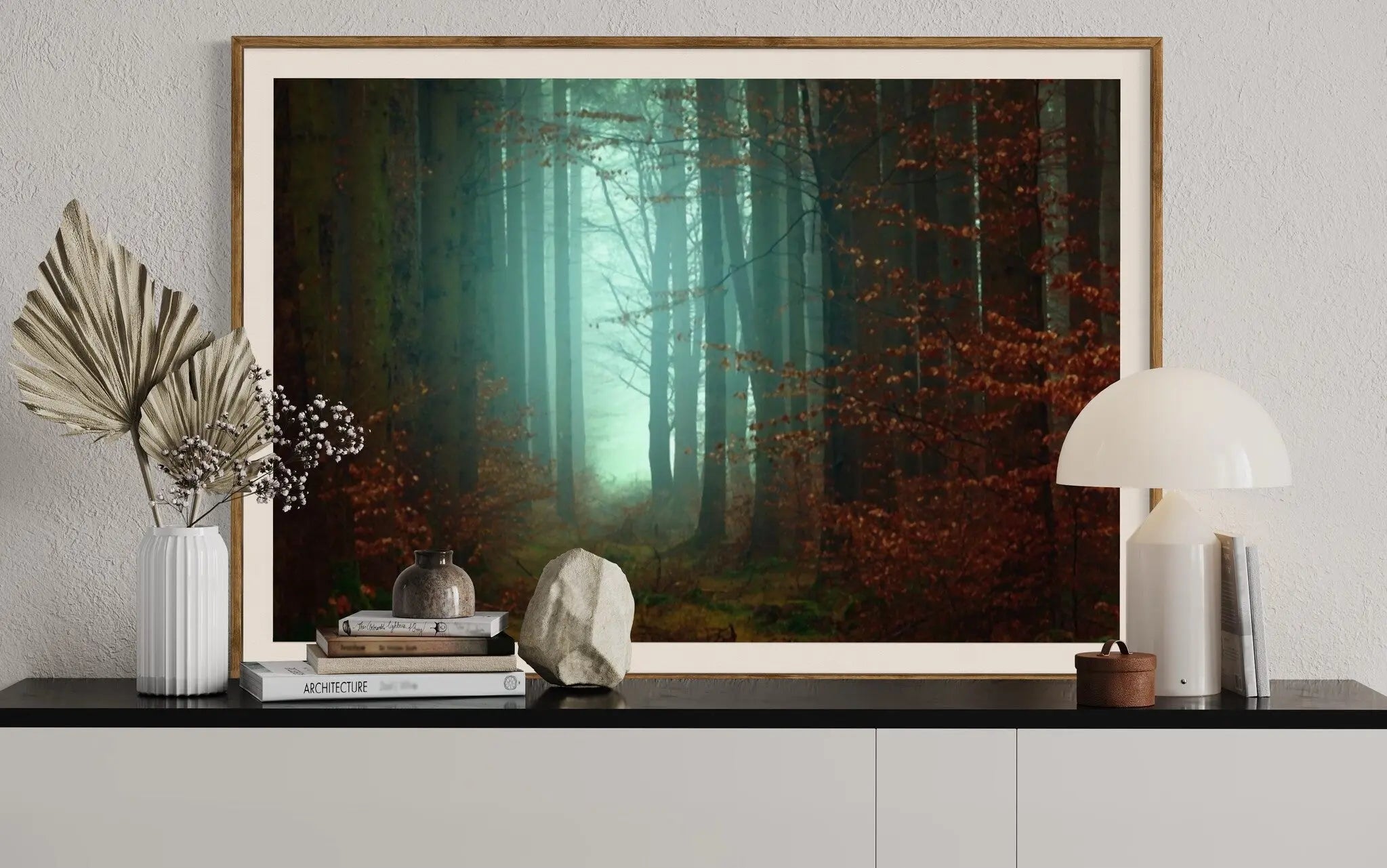 Springtime Woods by Johan Plenio presented in a curated interior design