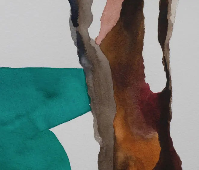 Detail close-up of Leder by Encarnacion Portal Rubio, fine art paper print