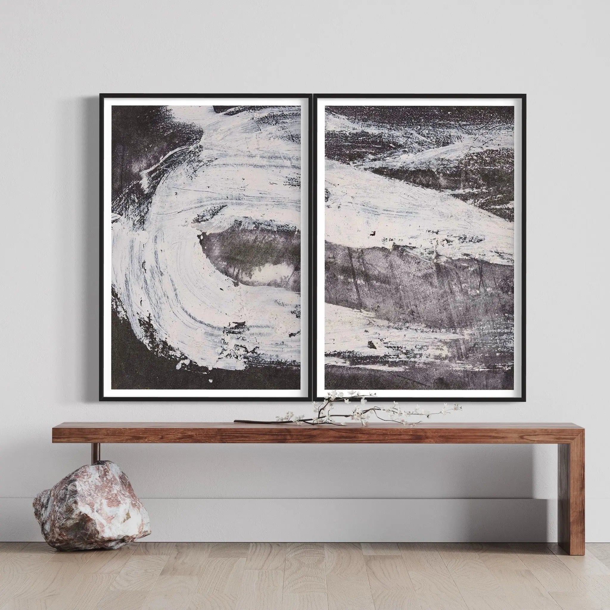 Oblivion II by Evelyn Ogly featured in an elegant interior space