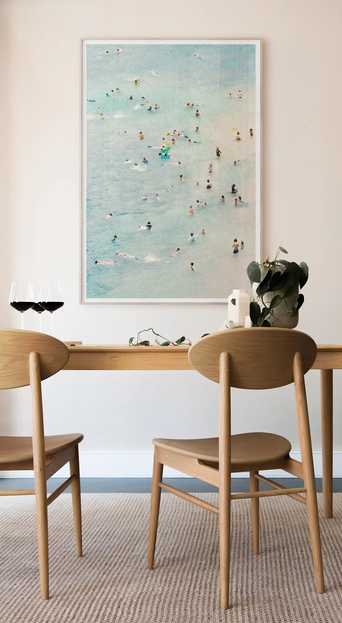 Chia Beach in Sardinia by Francesco Alessandrini presented in a curated interior design