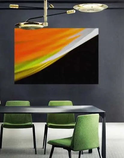 Berlin Citylights 2 by Wassily Kazimirski displayed in a modern living room interior