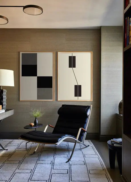 Translation by Alejandro Franseschini displayed in a modern living room interior