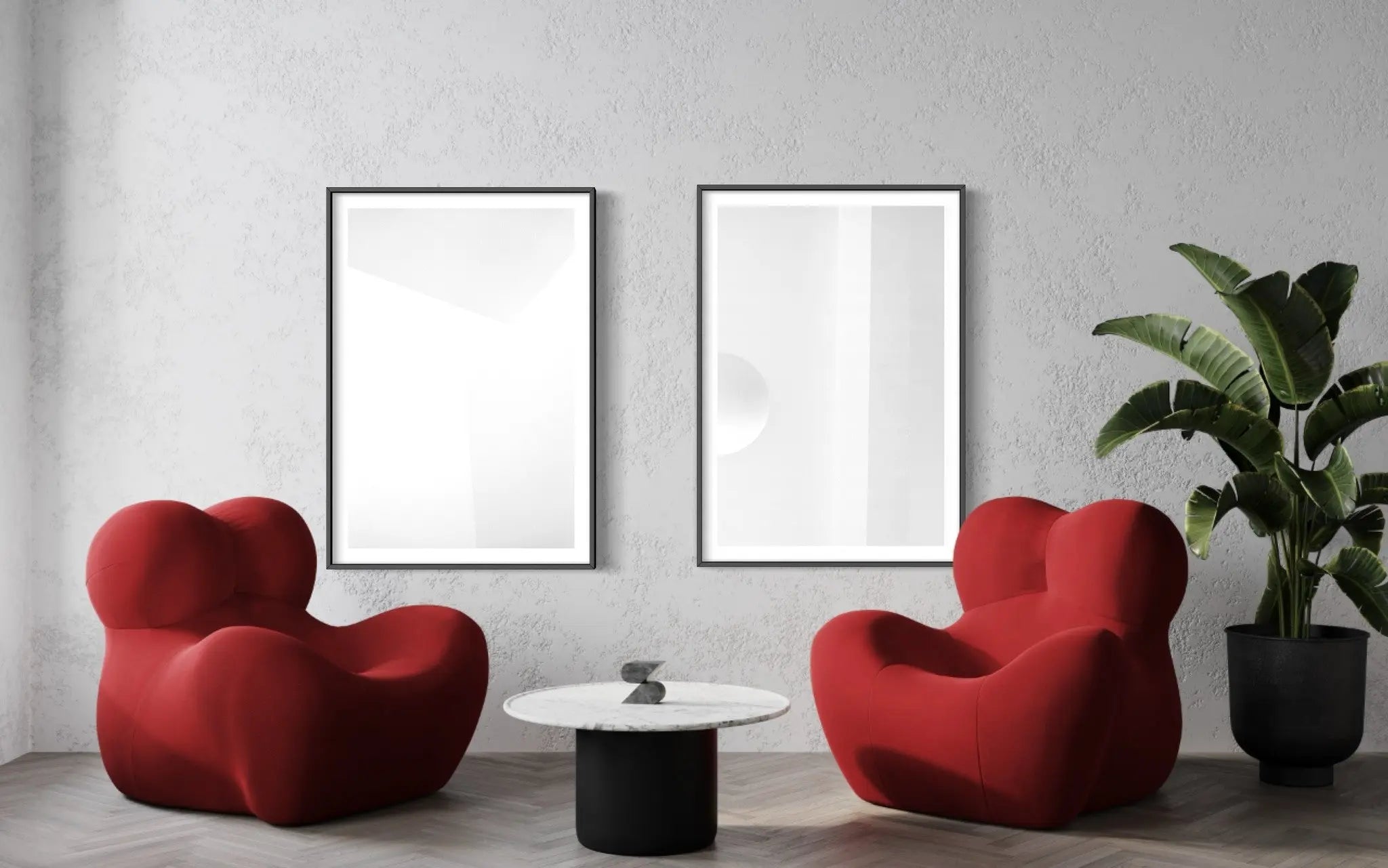 Weiss-Kanten by Wassily Kazimirski styled in a contemporary interior setting