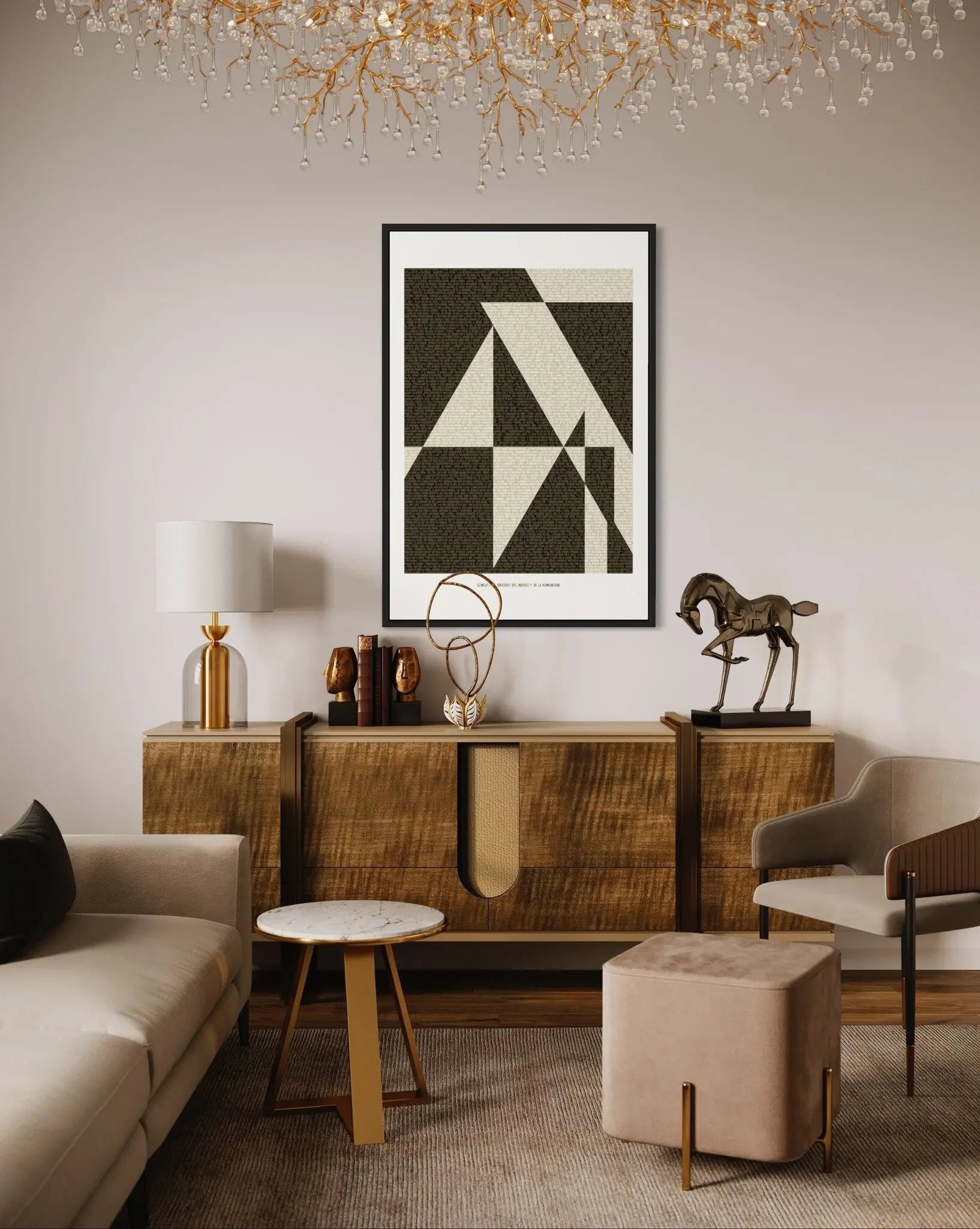 The Century by Yolanda Carbayo showcased in a designer room setting