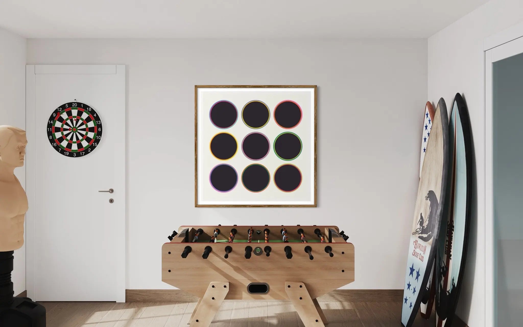 Critical Thinking by Alejandro Franseschini presented in a curated interior design