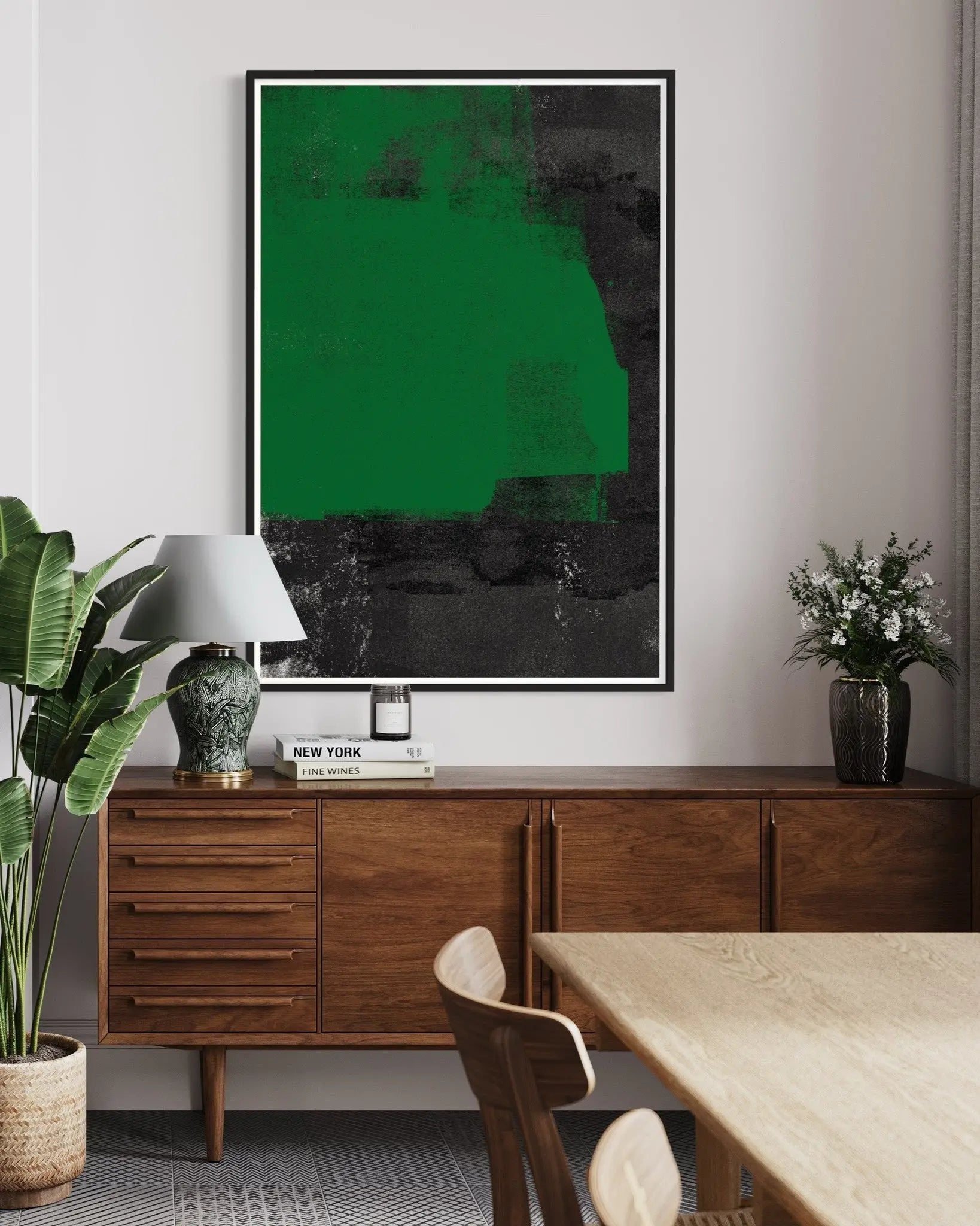 View Over The Park by Alejandro Franseschini styled in a contemporary interior setting