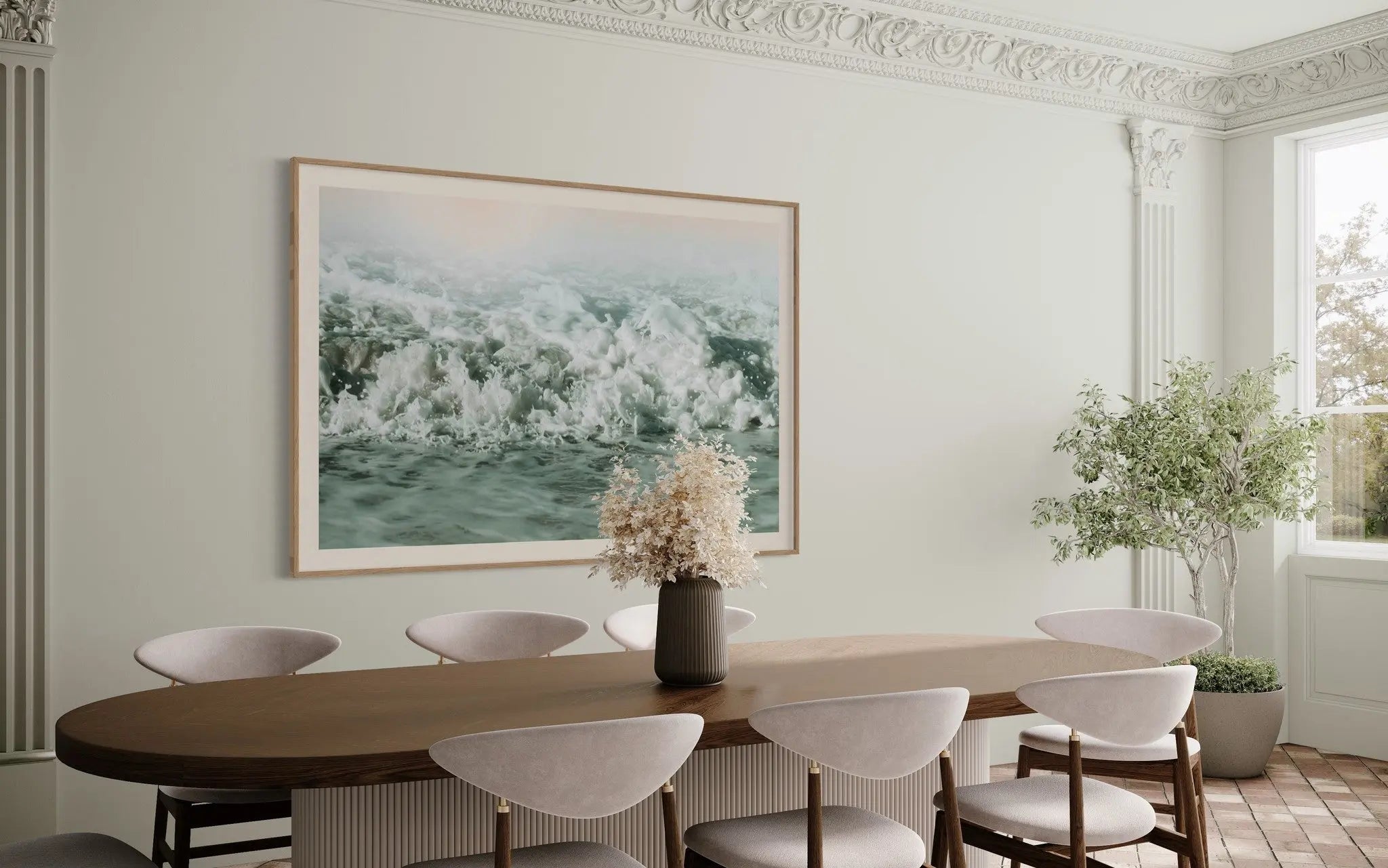 By The Sea by The Sea by Karen Thom styled in a contemporary interior setting