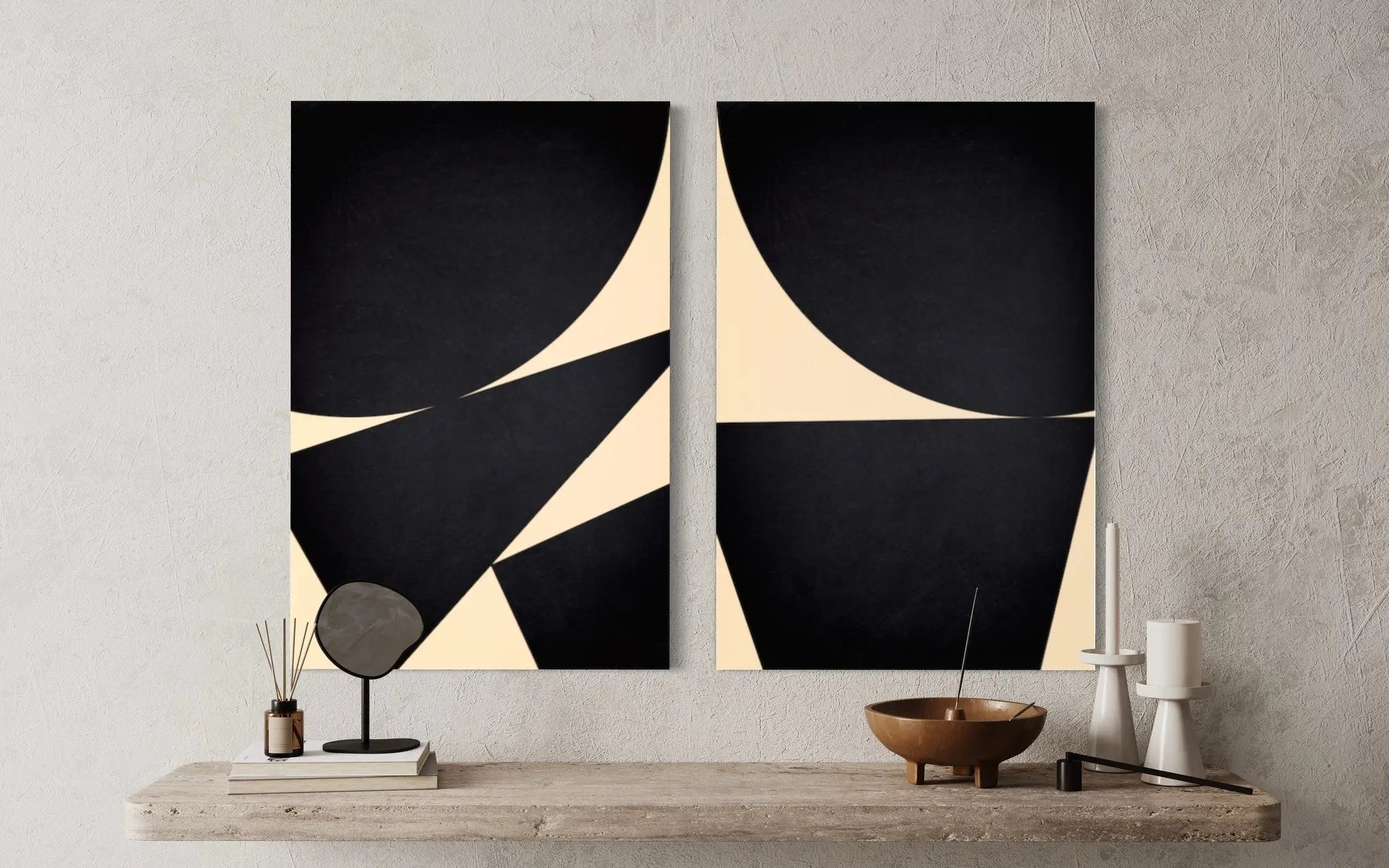 Jean Dark II by Alejandro Franseschini displayed in a modern living room interior