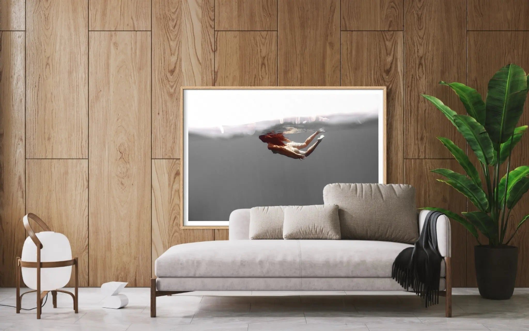 Splash by Enric Gener displayed in a modern living room interior