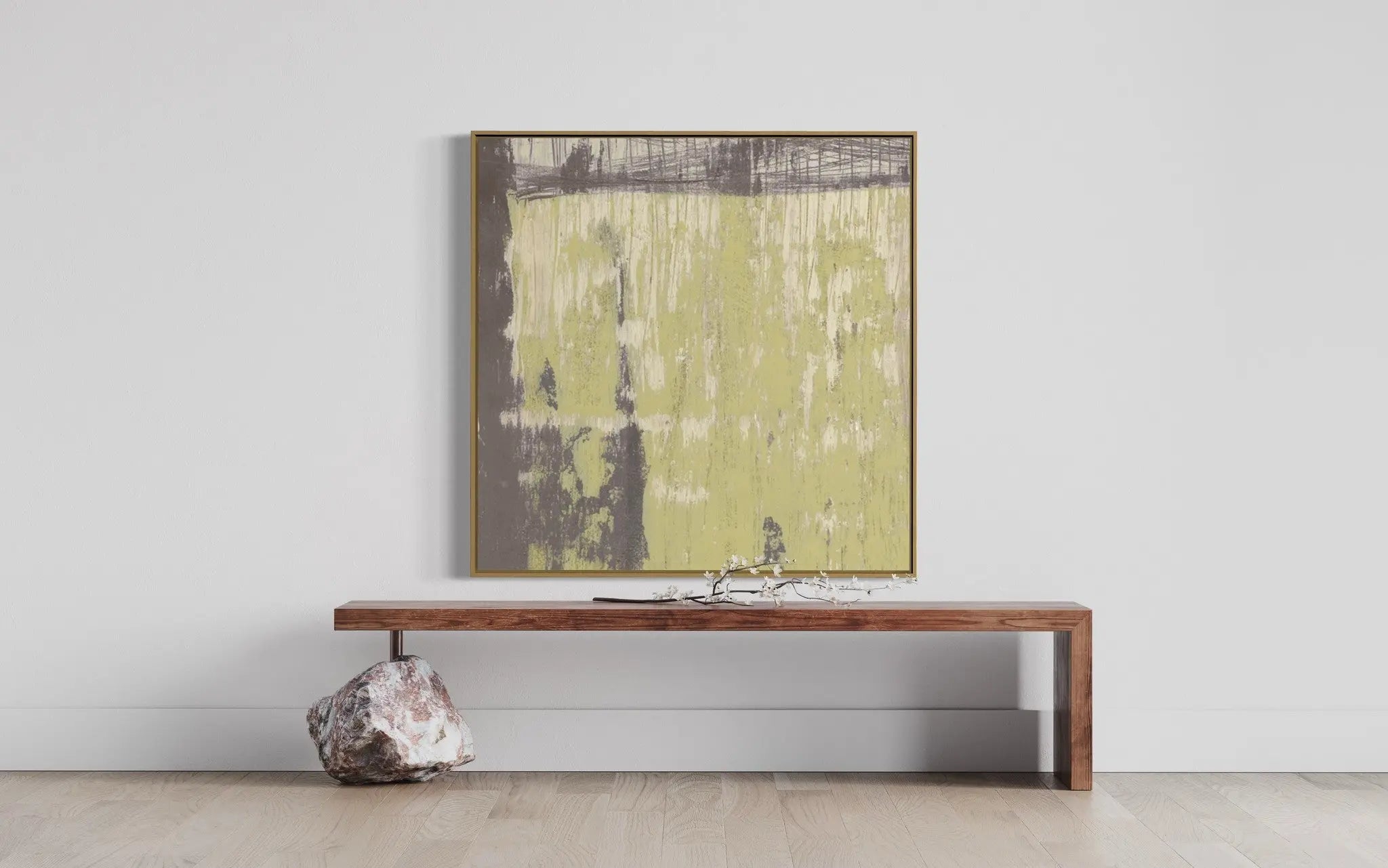 Universal Syncopations 55 by Evelyn Ogly featured in an elegant interior space
