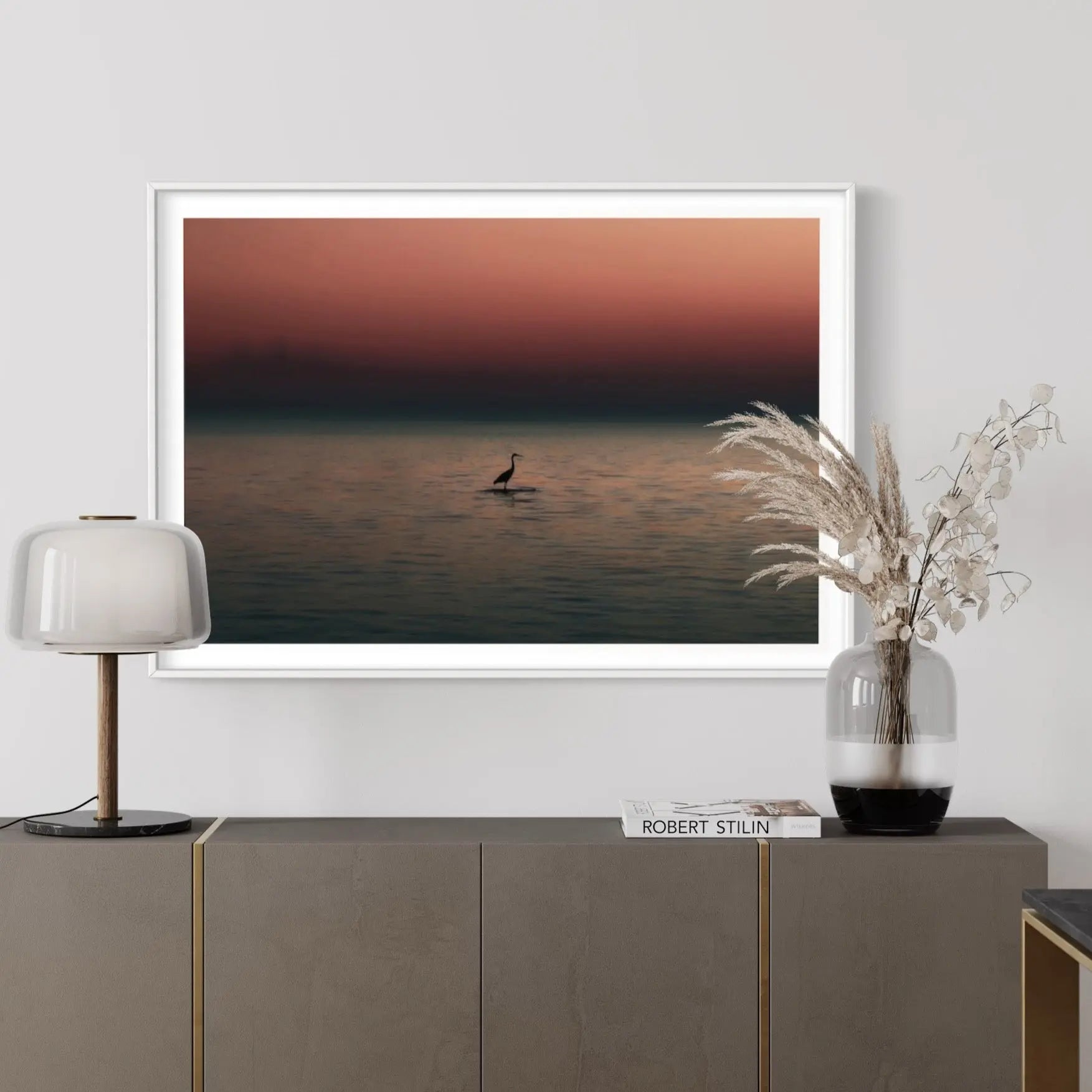 Night Life by Karen Thom showcased in a designer room setting