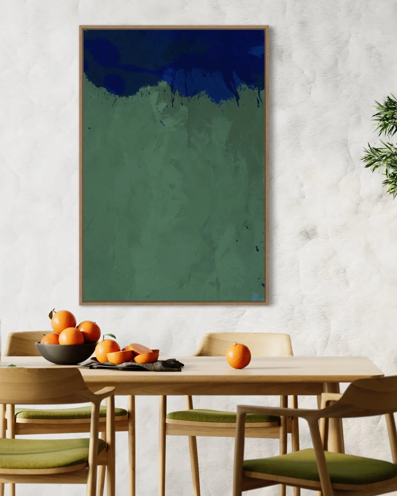 Green Series 3 by Alejandro Franseschini presented in a curated interior design