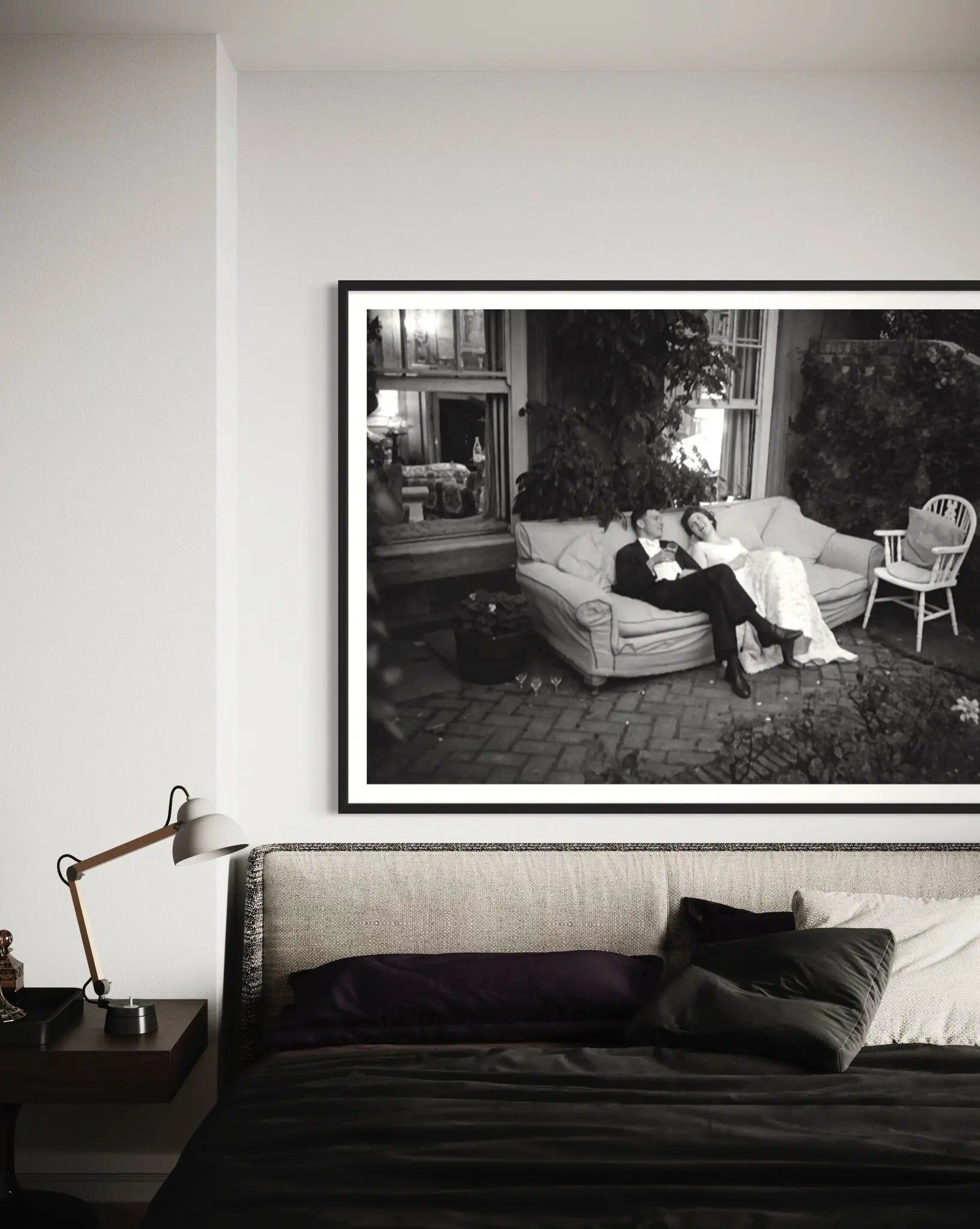 Couple at Party, 1955 Debutante Ball featured in an elegant interior space