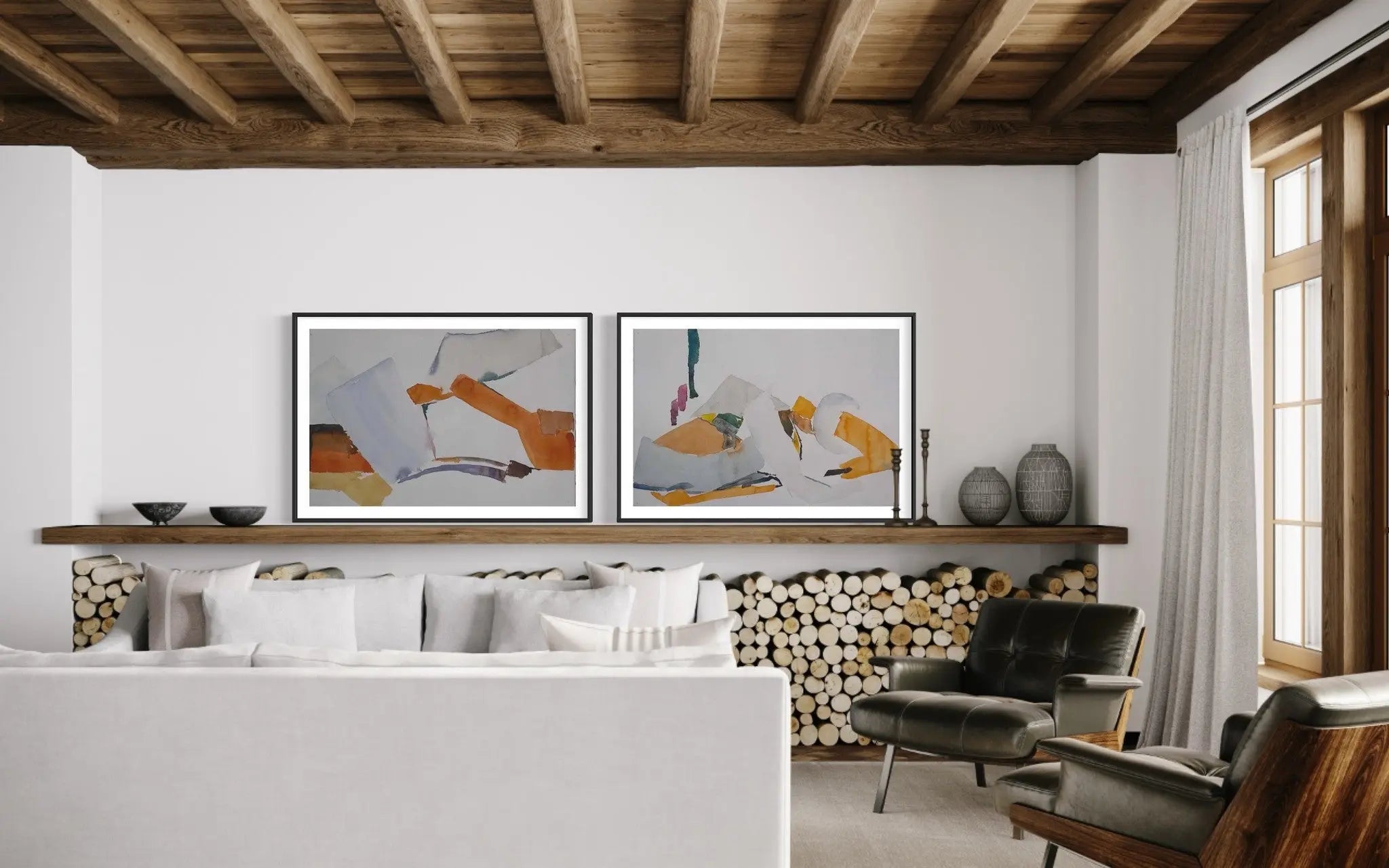 Subliminal I by Encarnacion Portal Rubio styled in a contemporary interior setting