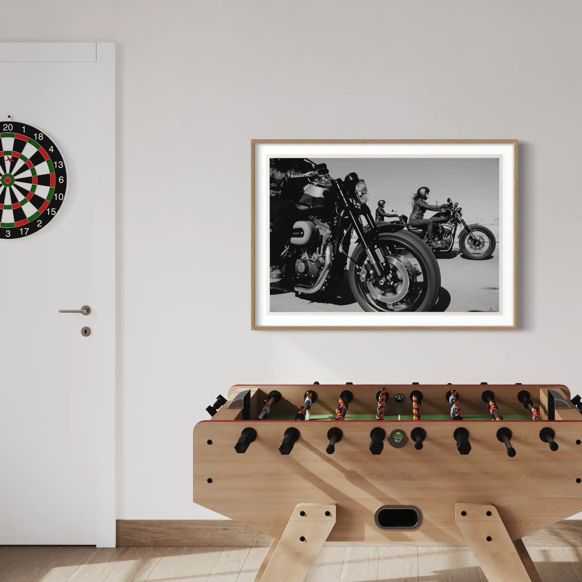 Ready To Ride by D Muller showcased in a designer room setting