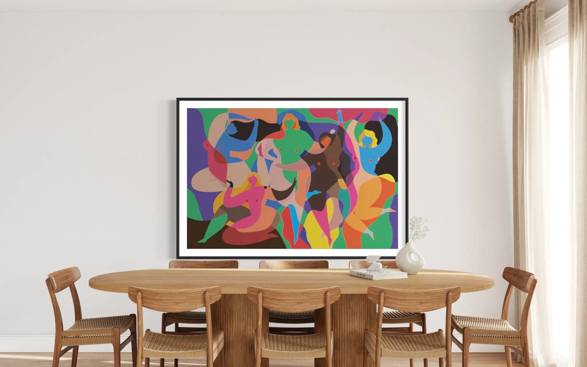The Dance by Francesco Alessandrini presented in a curated interior design
