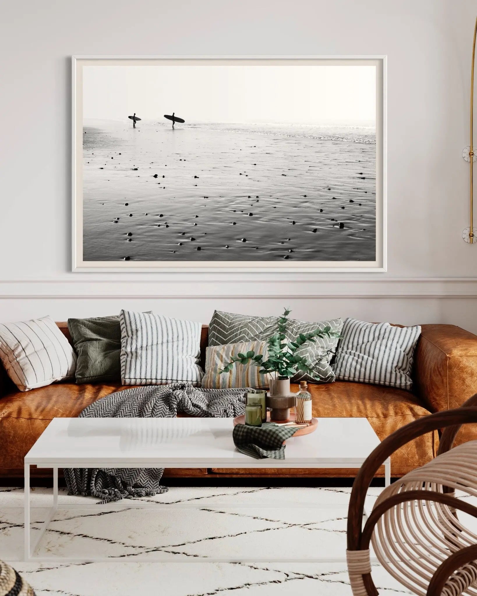 Morning Surf by Enric Gener featured in an elegant interior space