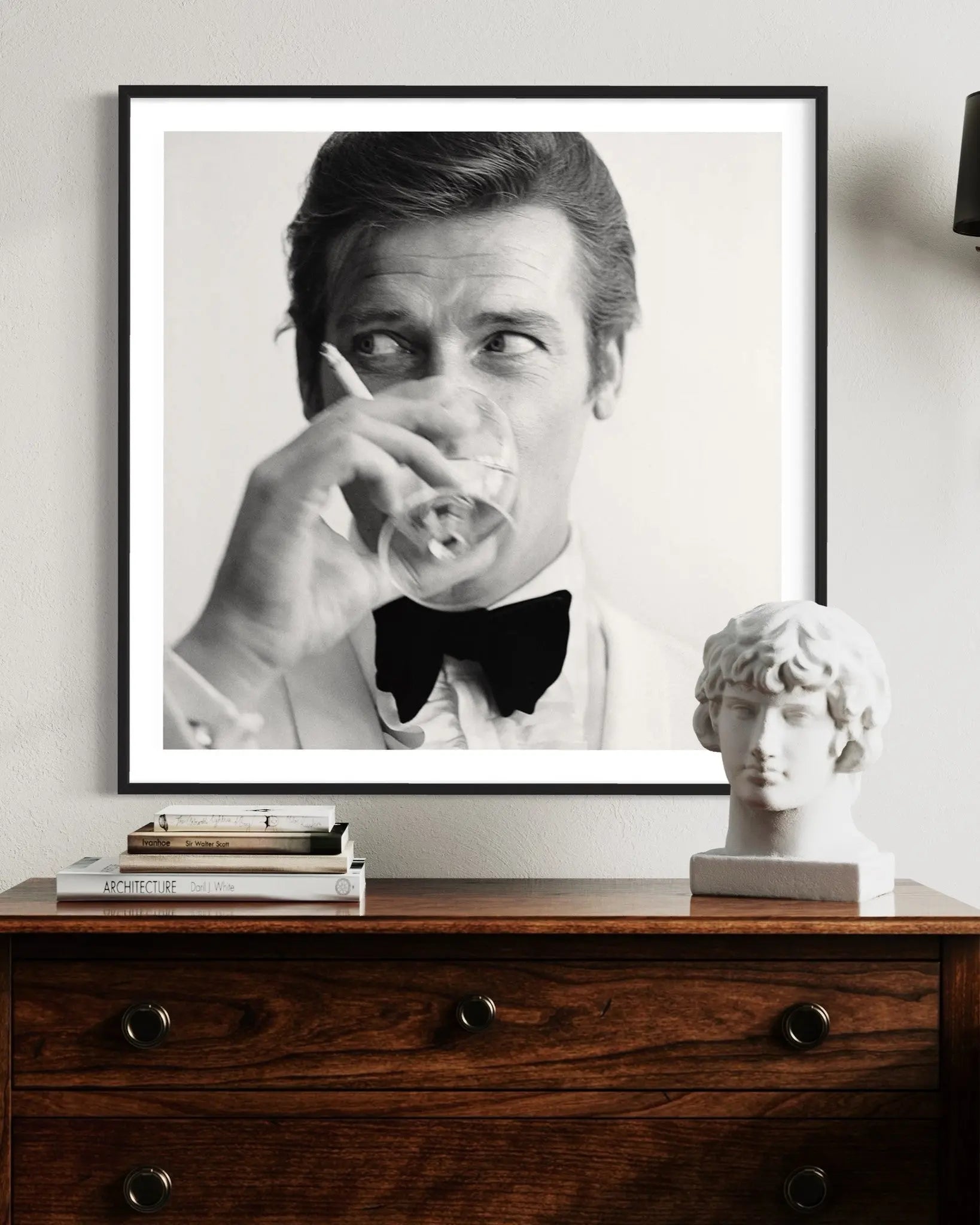 Shaken Not Stirred by Peter Ruck displayed in a modern living room interior