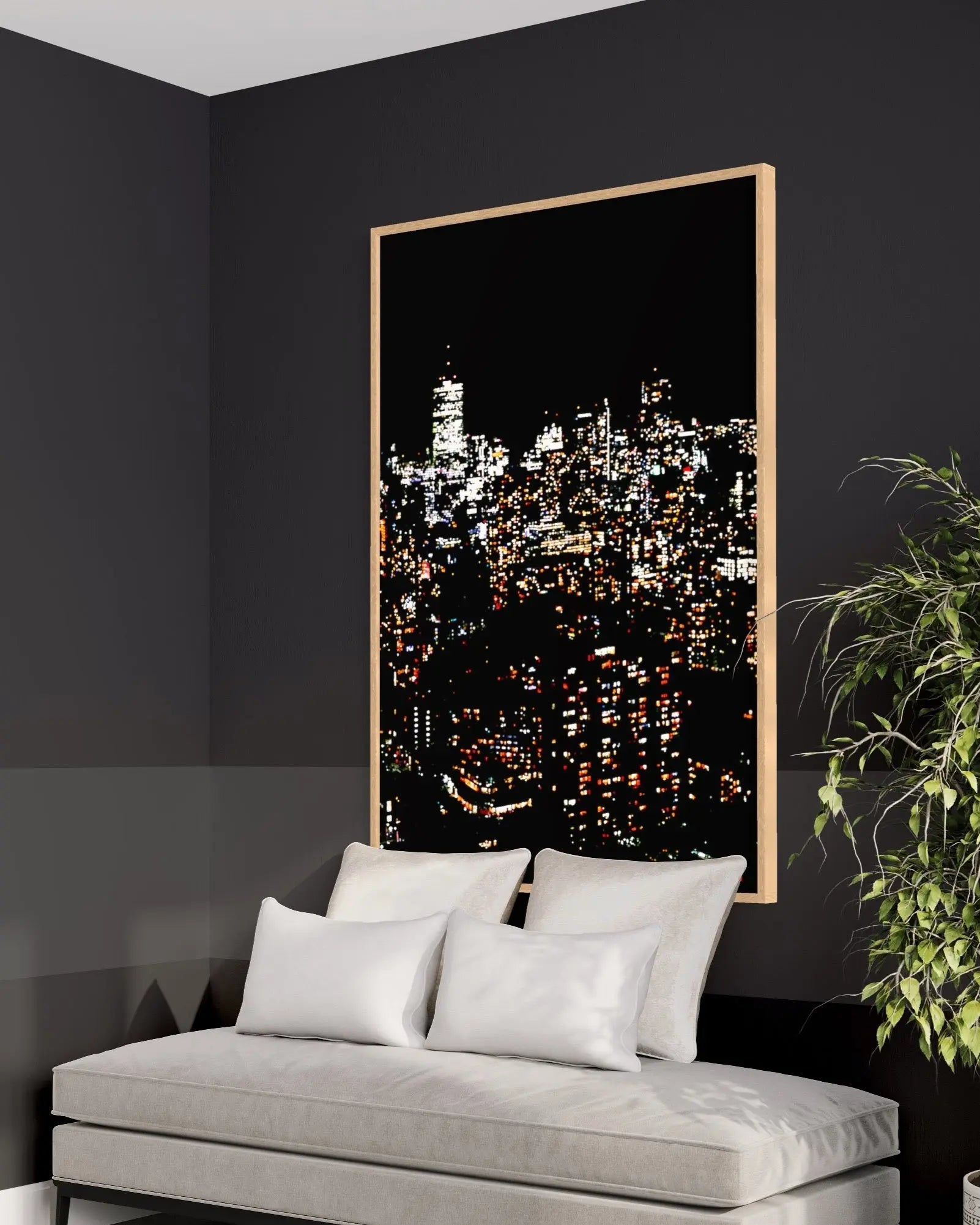 Citylights by Alejandro Franseschini showcased in a designer room setting