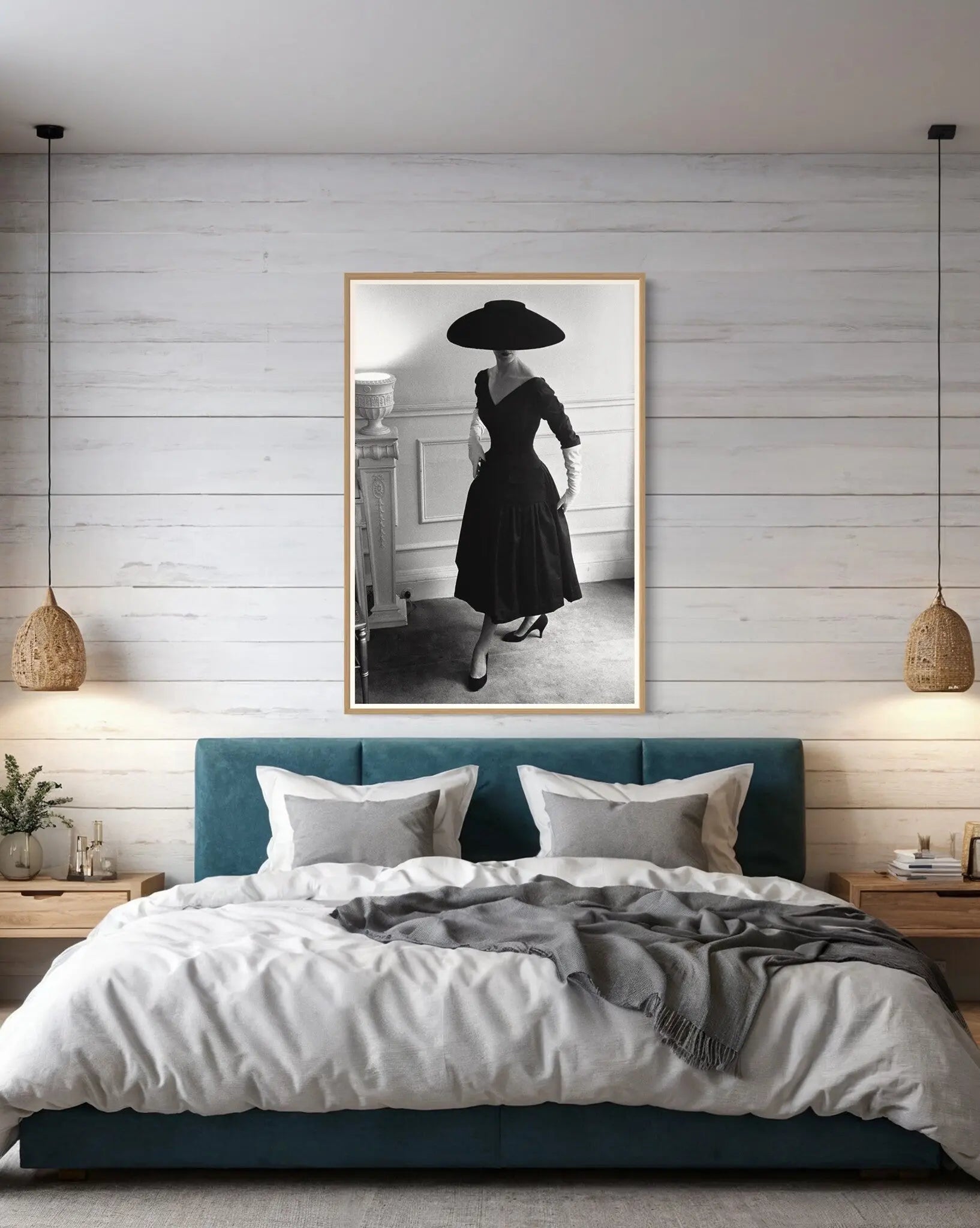 Elegant Daywear 1957 displayed in a modern living room interior