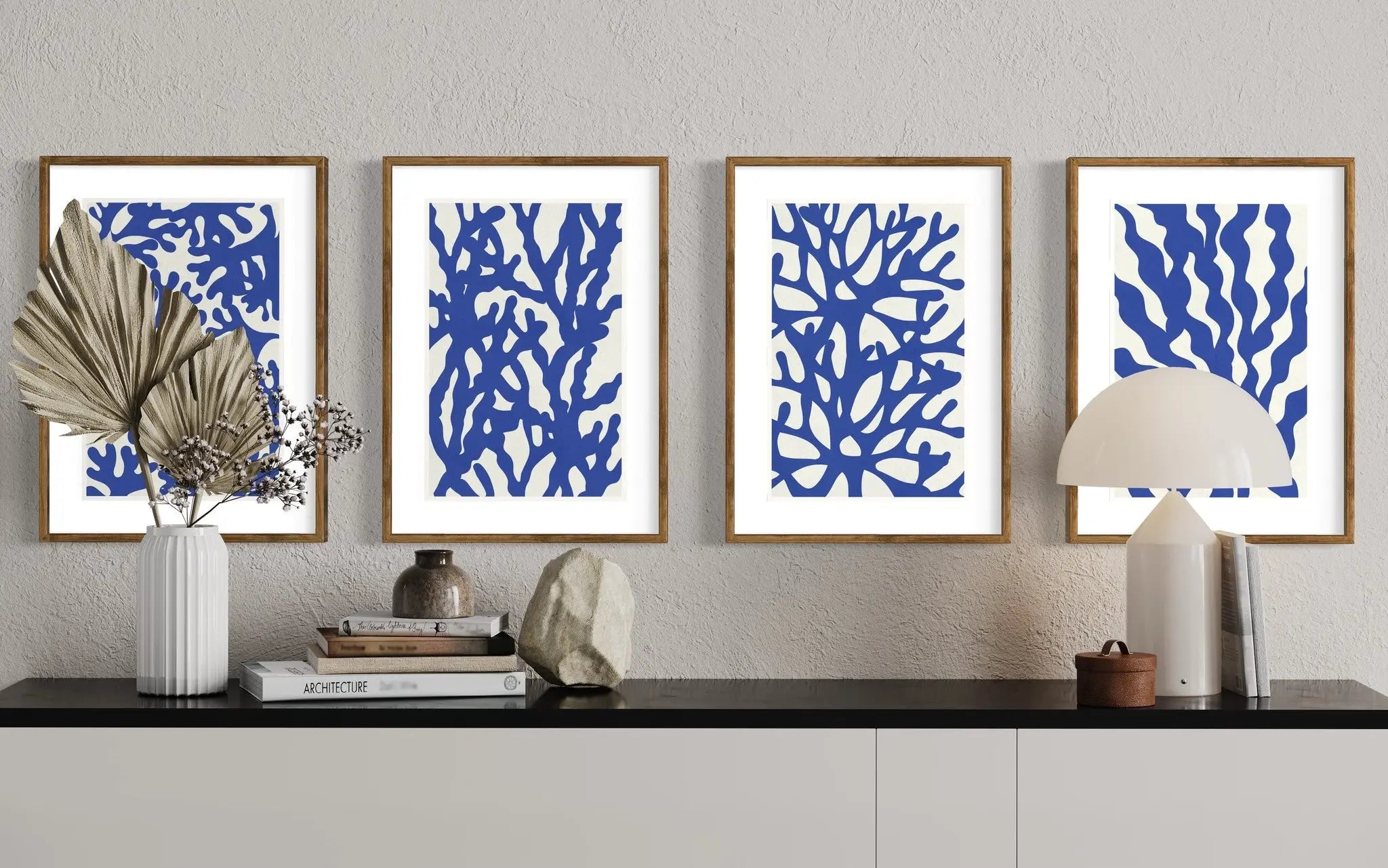 Sea Flora 1 by Alejandro Franseschini featured in an elegant interior space
