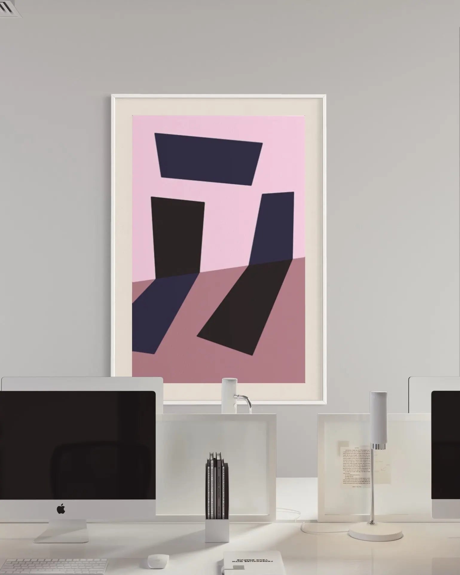 Untitled 1550 by Pedro Nuka presented in a curated interior design