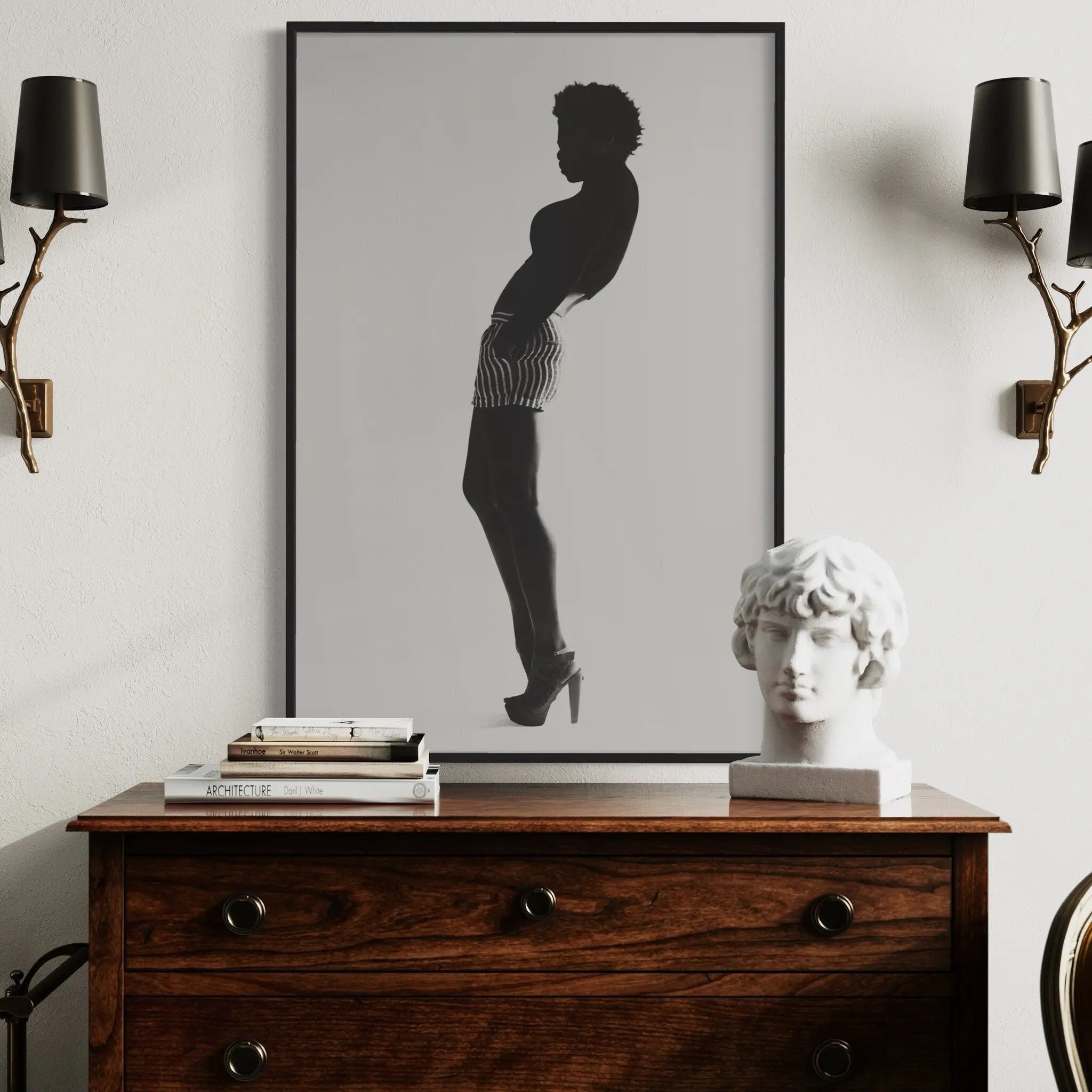 June by R. Velarde showcased in a designer room setting