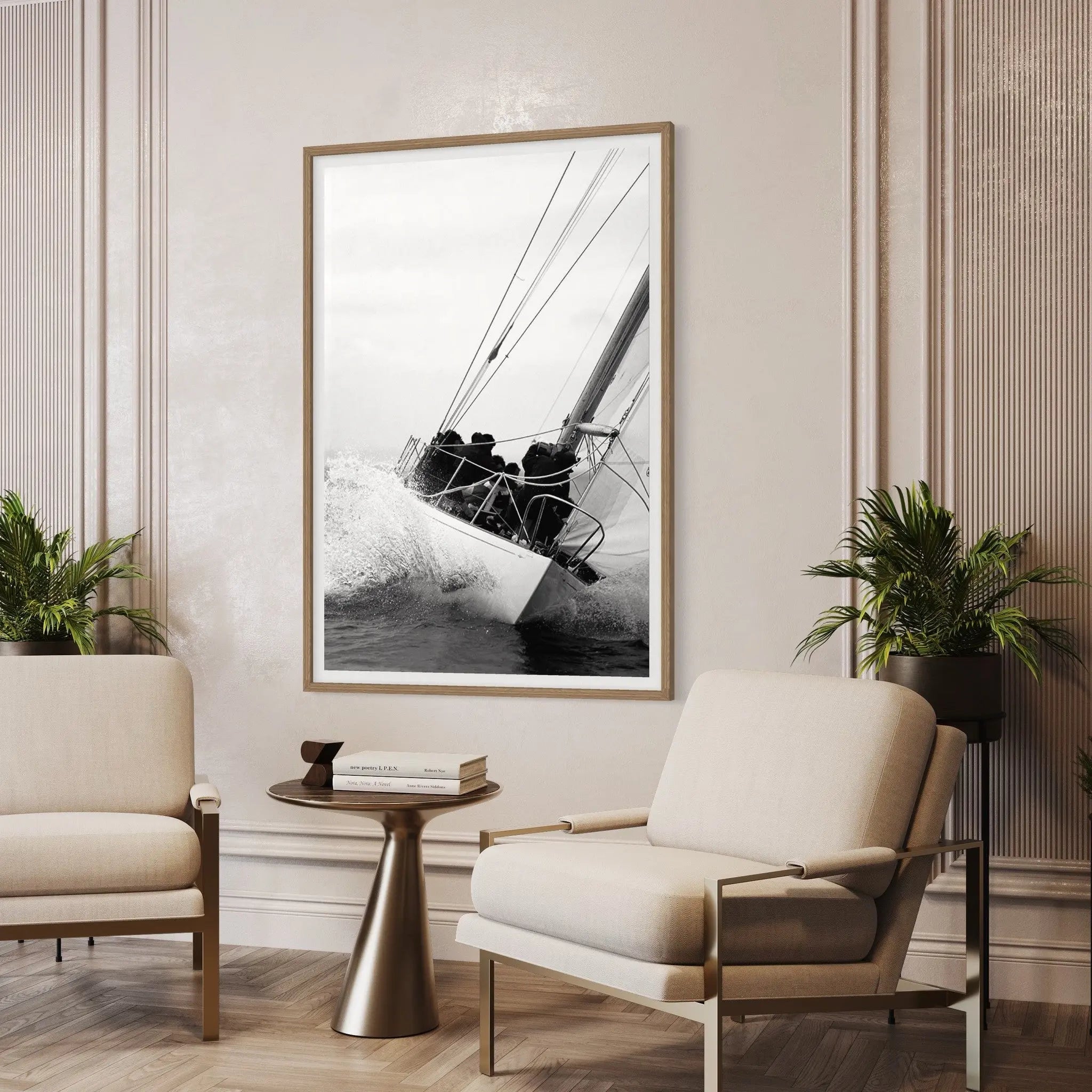 Vintage 12 Meter by Kevin Dailey styled in a contemporary interior setting