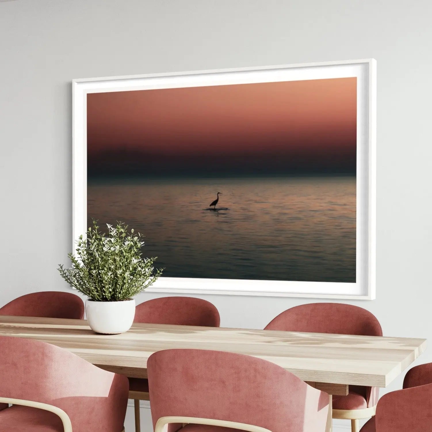 Night Life by Karen Thom displayed in a modern living room interior