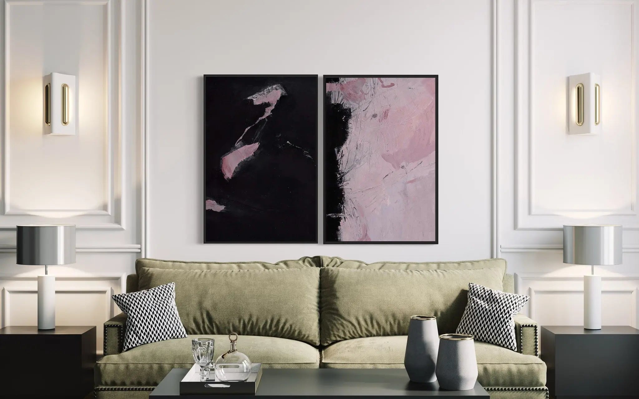 Lost Islands by Evelyn Ogly presented in a curated interior design
